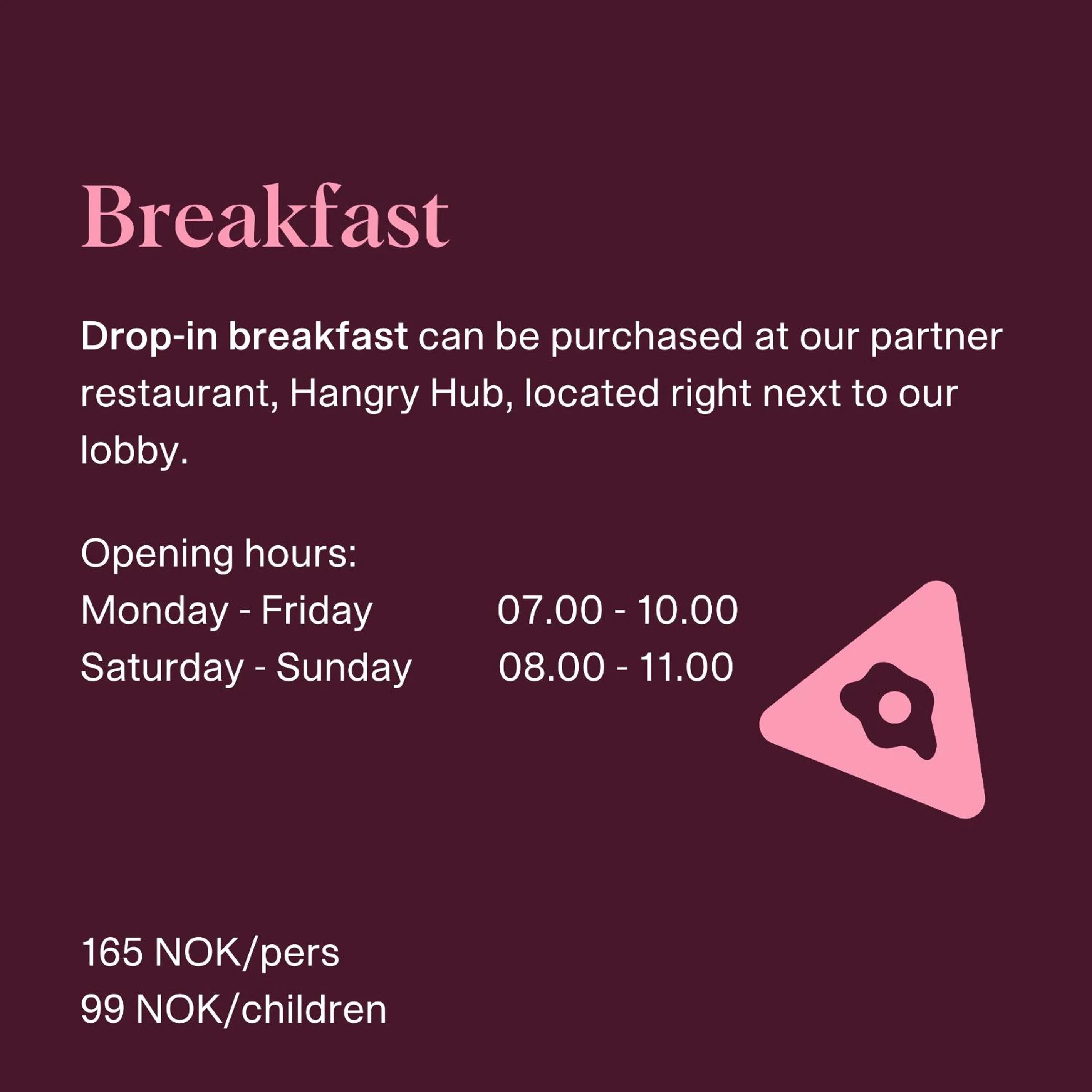 Breakfast in Citybox Bergen Danmarksplass