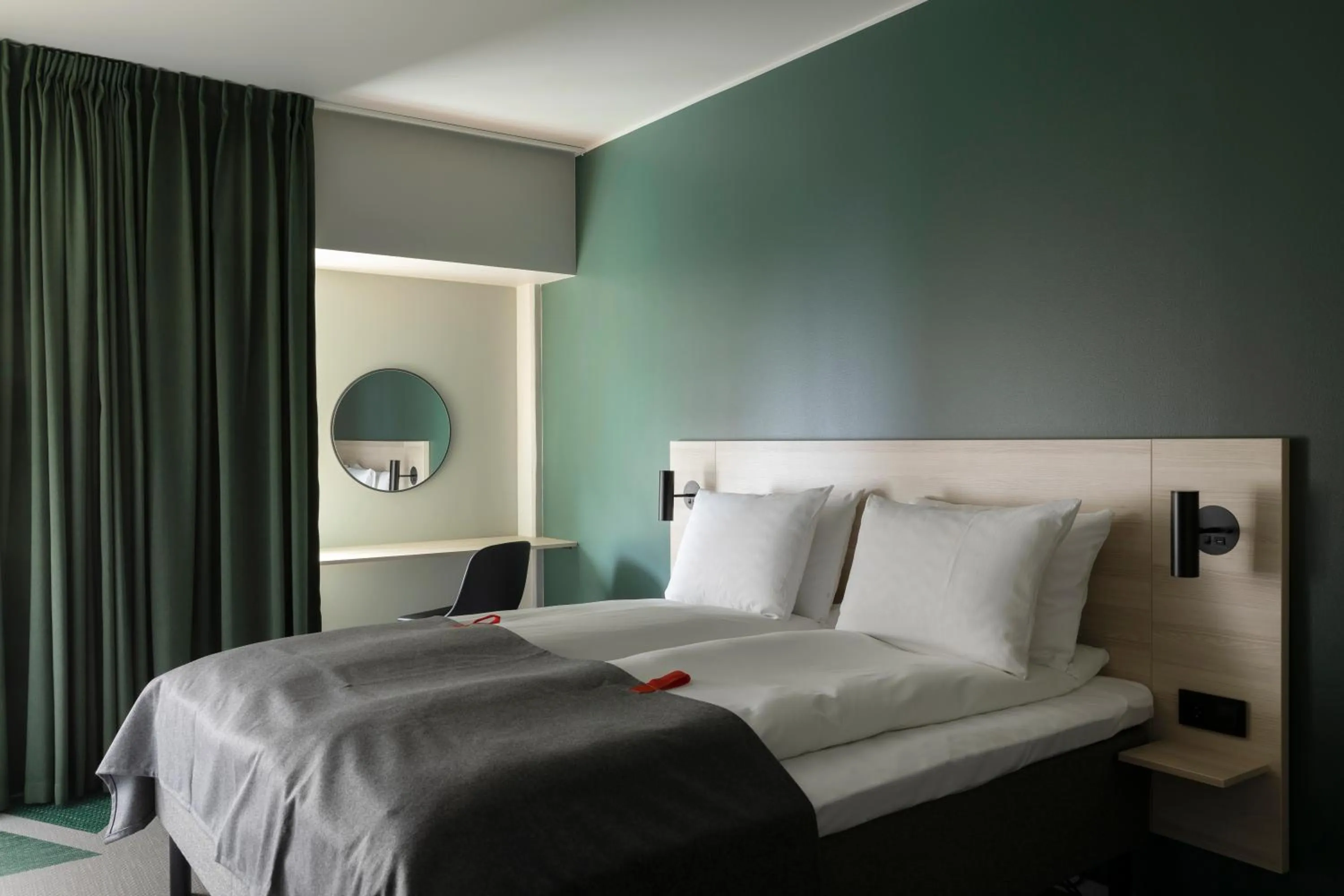 Bed in Citybox Bergen Danmarksplass