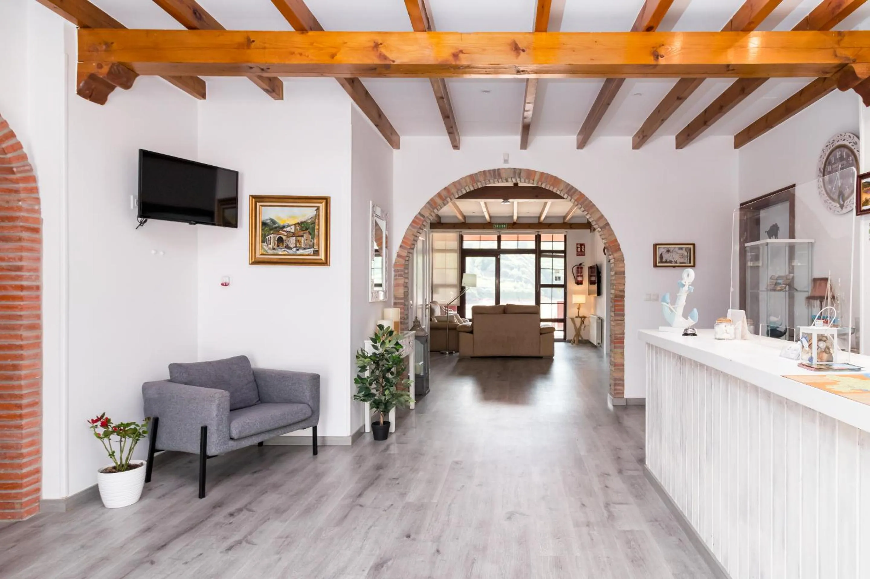 Lobby or reception in Hotel SanMar