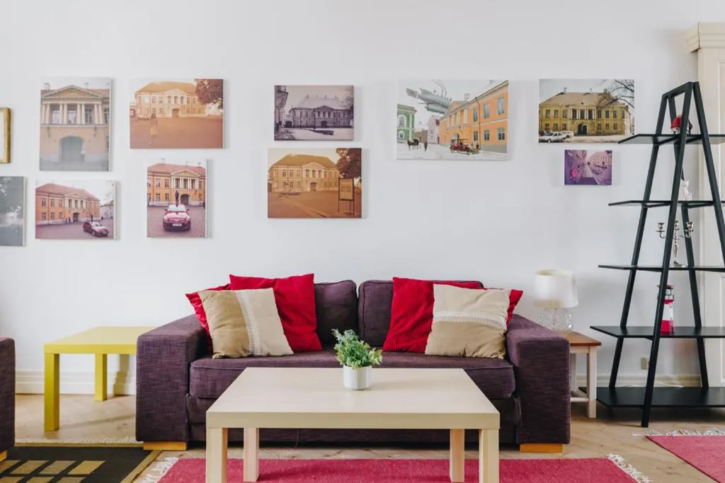 Seating area in Dream Stay - Art gallery Family Apartment with 2 Bathrooms