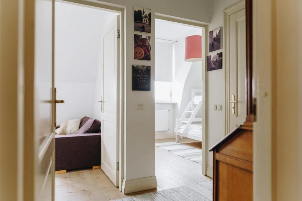 Bedroom, Bed in Dream Stay - Art gallery Family Apartment with 2 Bathrooms