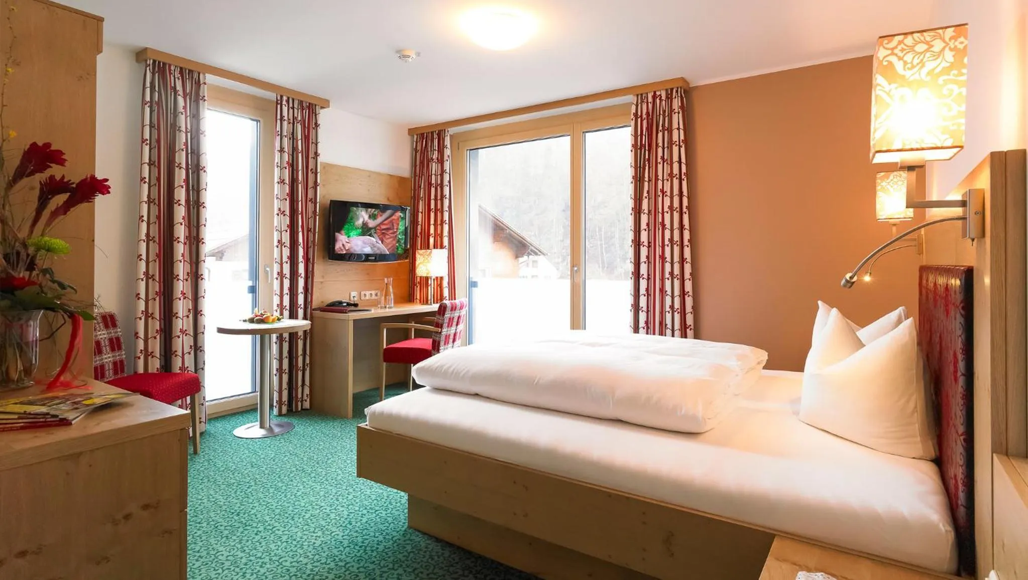 Bedroom, Bed in Gasthof Post