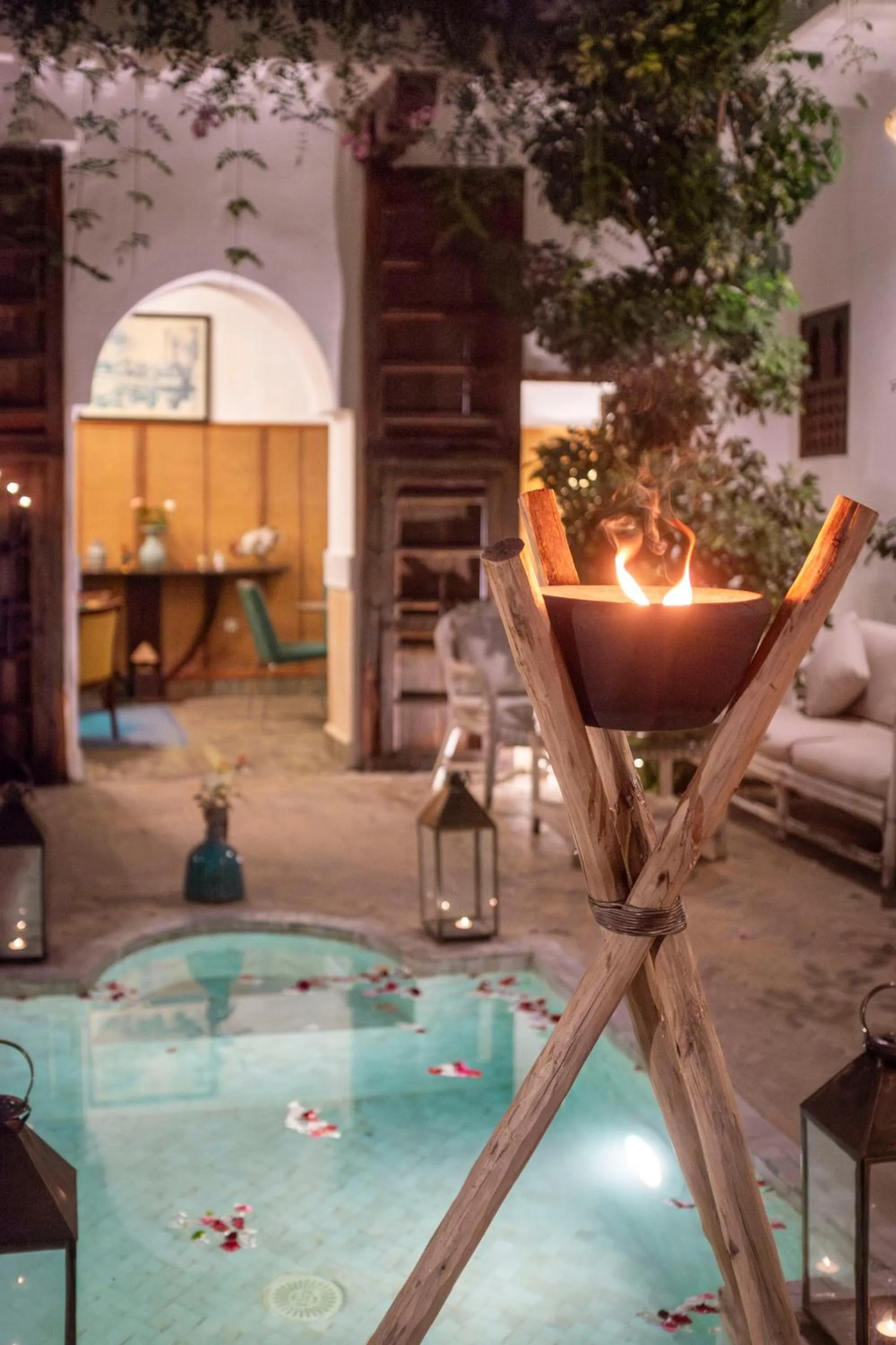 Patio in Riad Le Coq Berbère