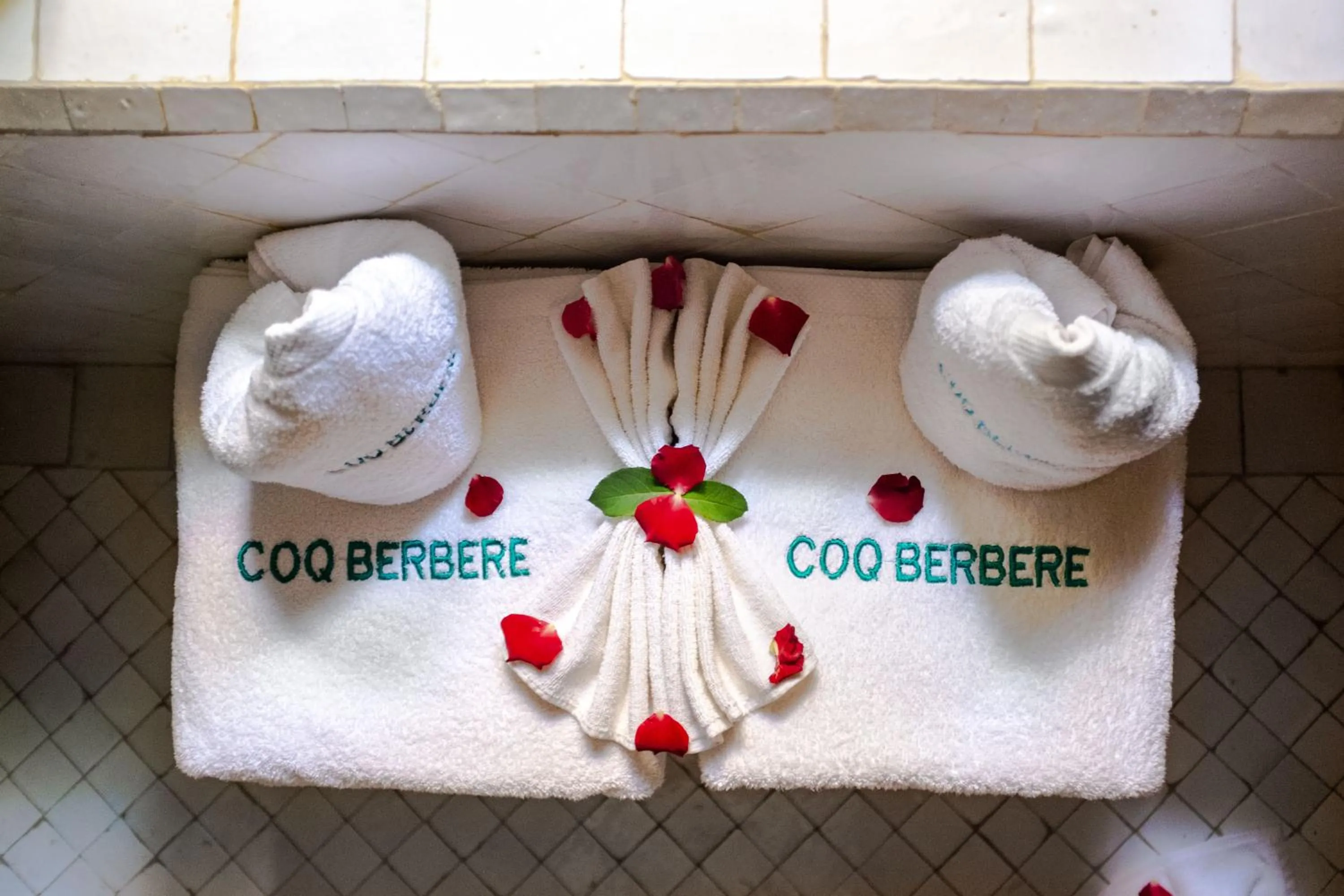 towels in Riad Le Coq Berbère