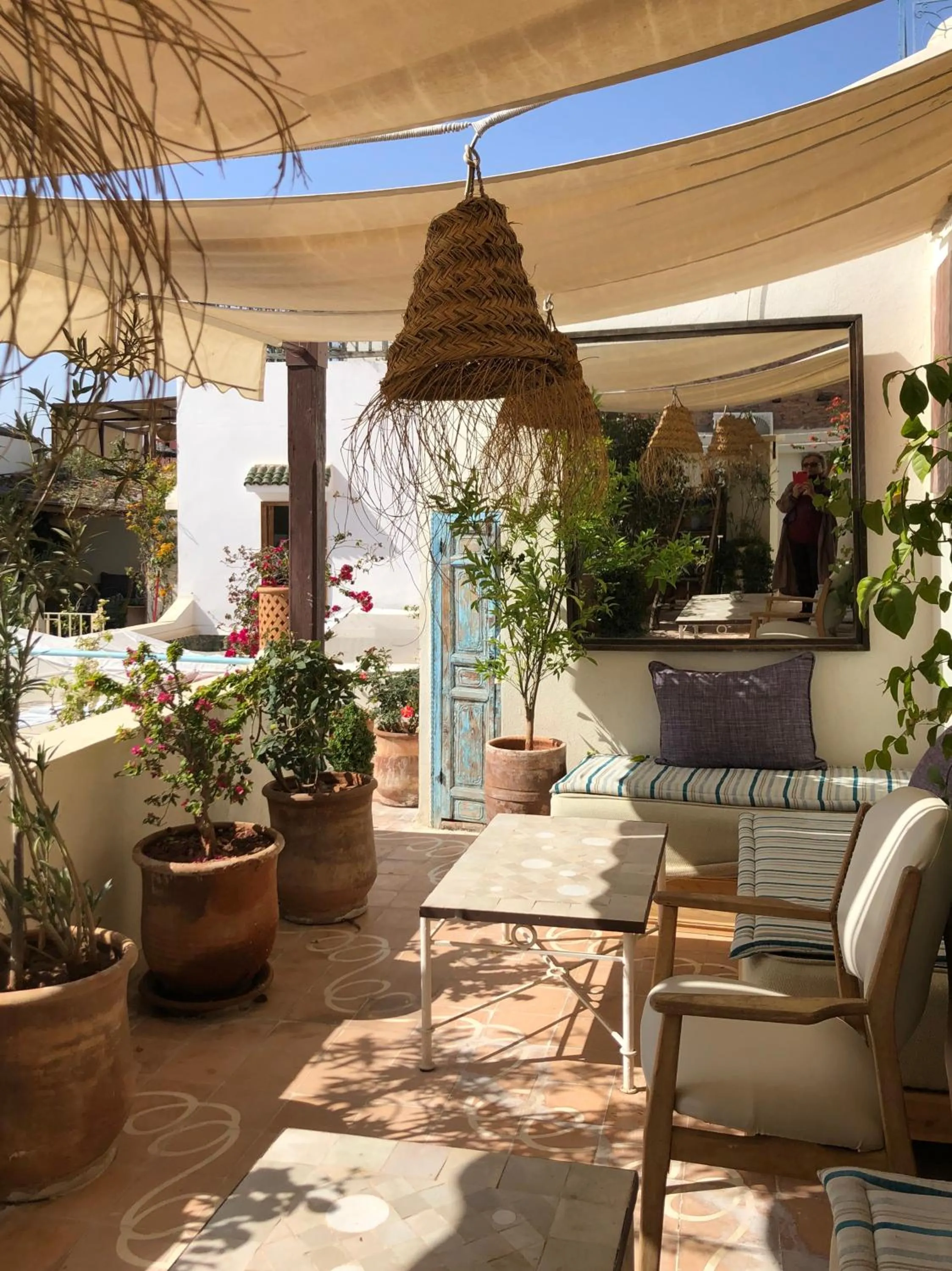 Balcony/Terrace in Riad Le Coq Berbère