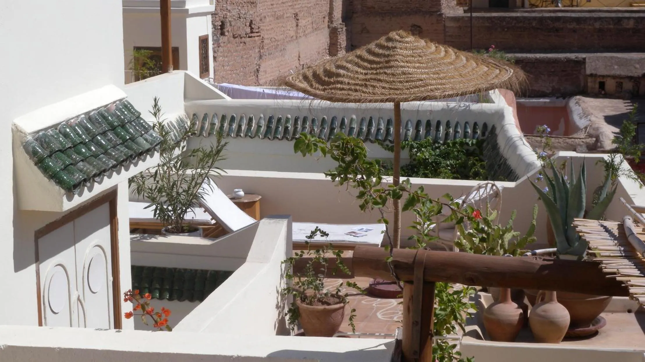 Balcony/Terrace in Riad Le Coq Berbère