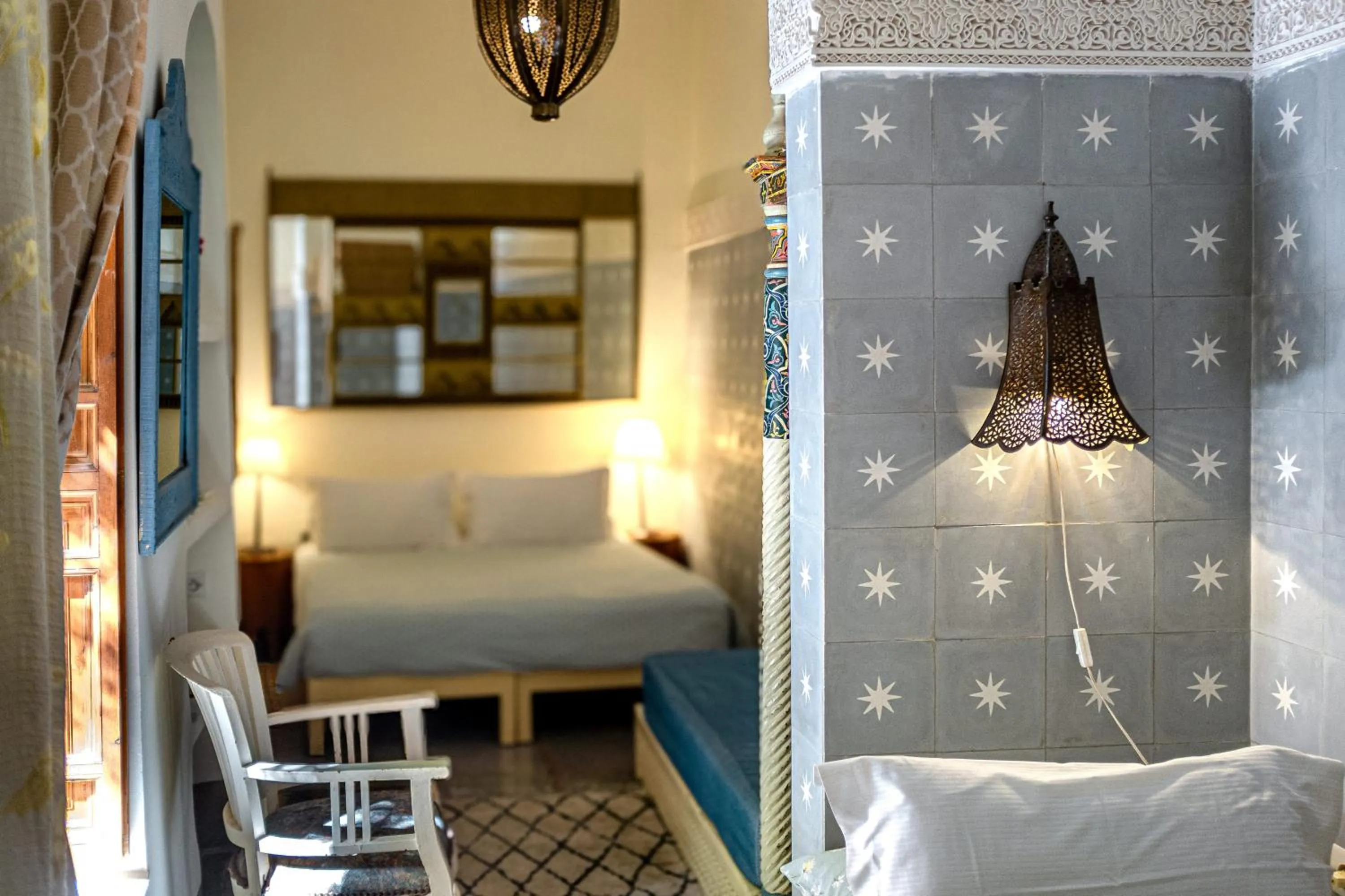 Bedroom, Bed in Riad Le Coq Berbère