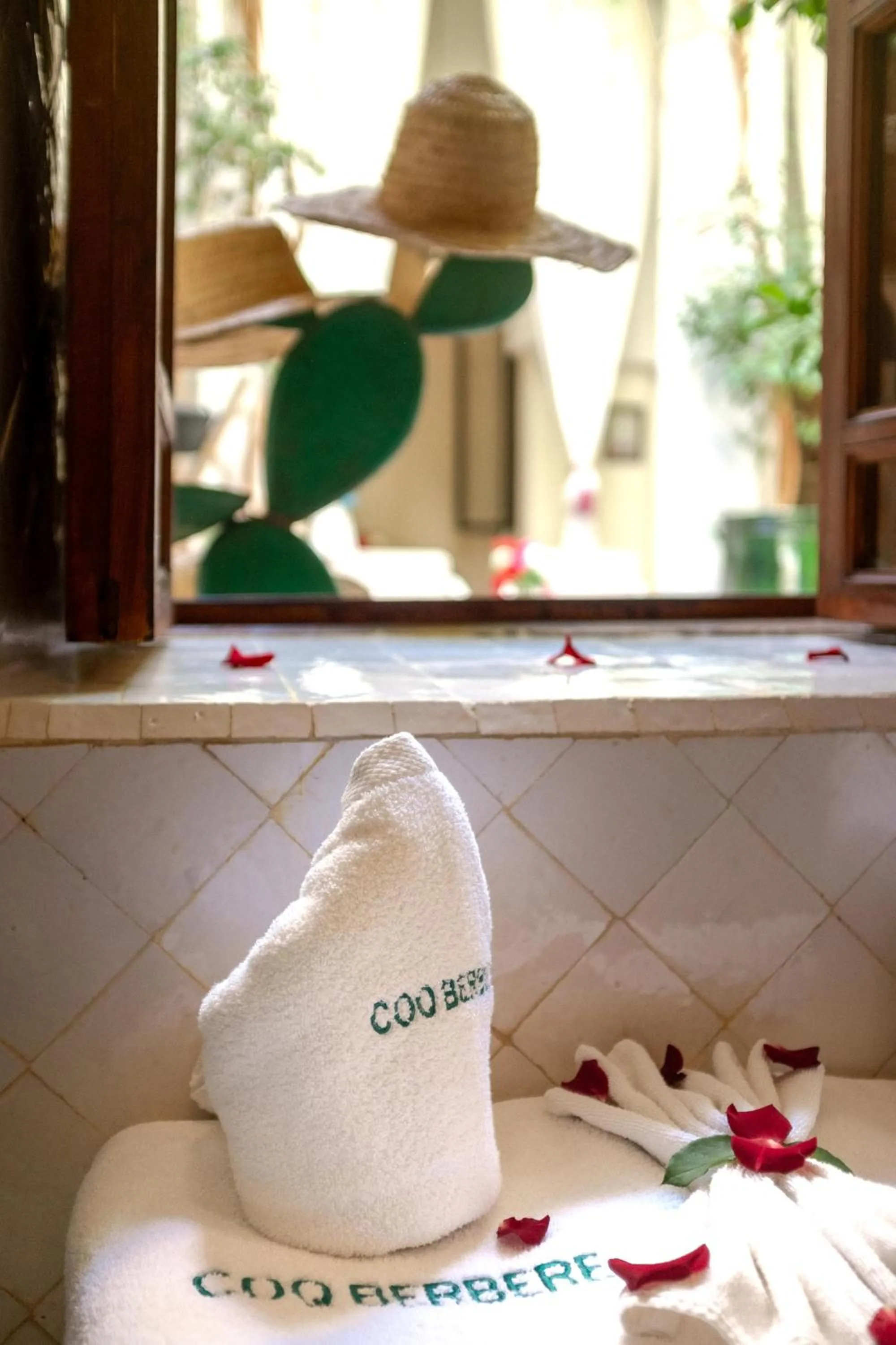 towels in Riad Le Coq Berbère