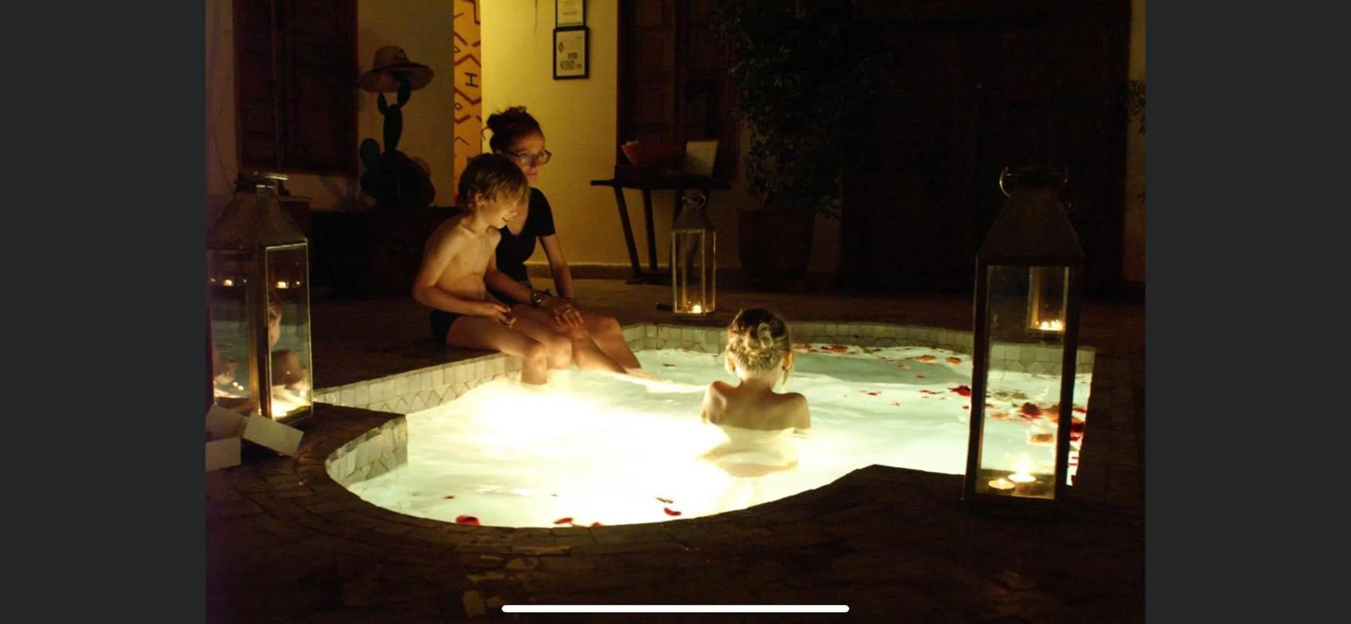 Pool view in Riad Le Coq Berbère