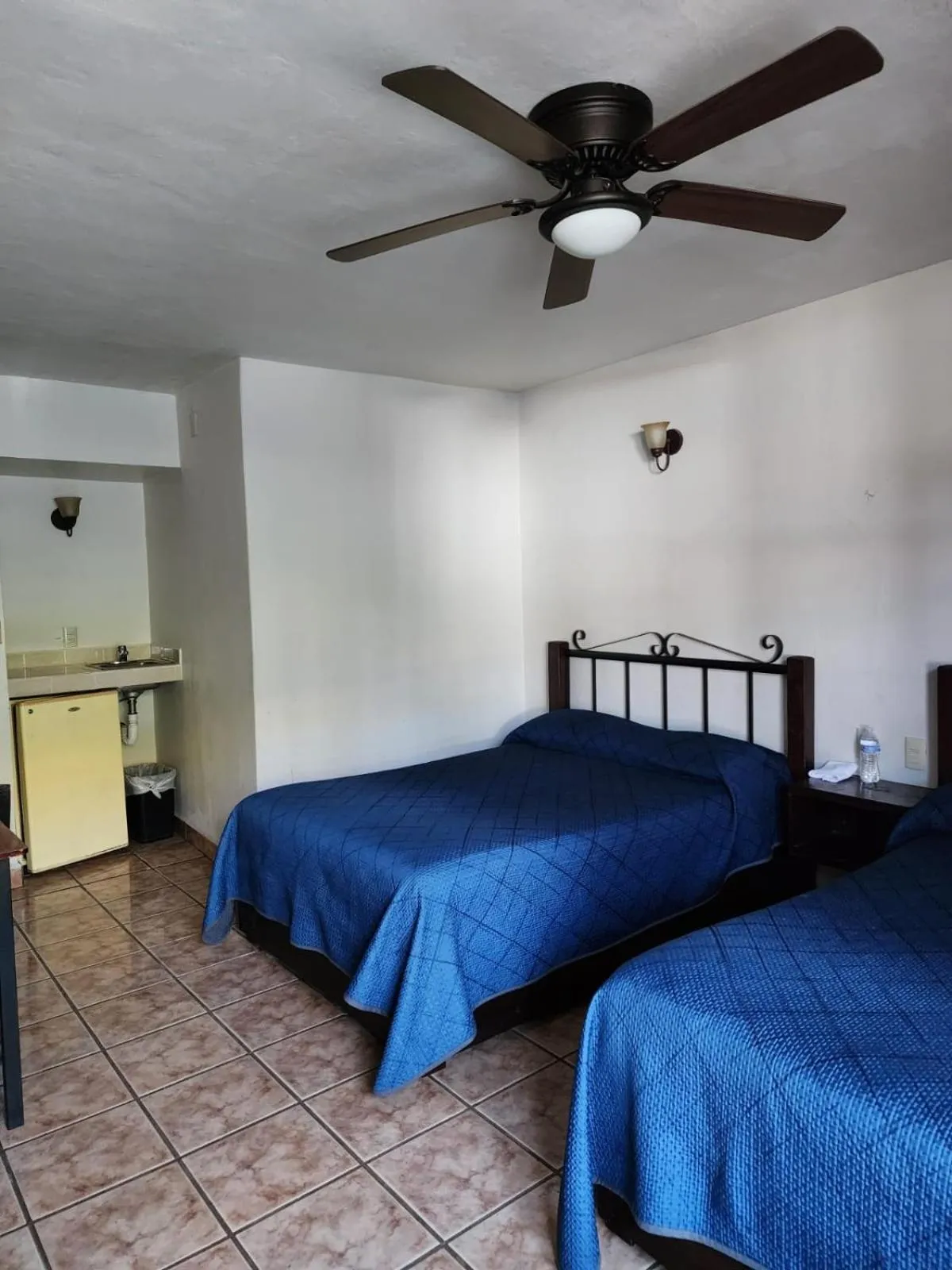 Bed in Hotel Uke Inn Terán