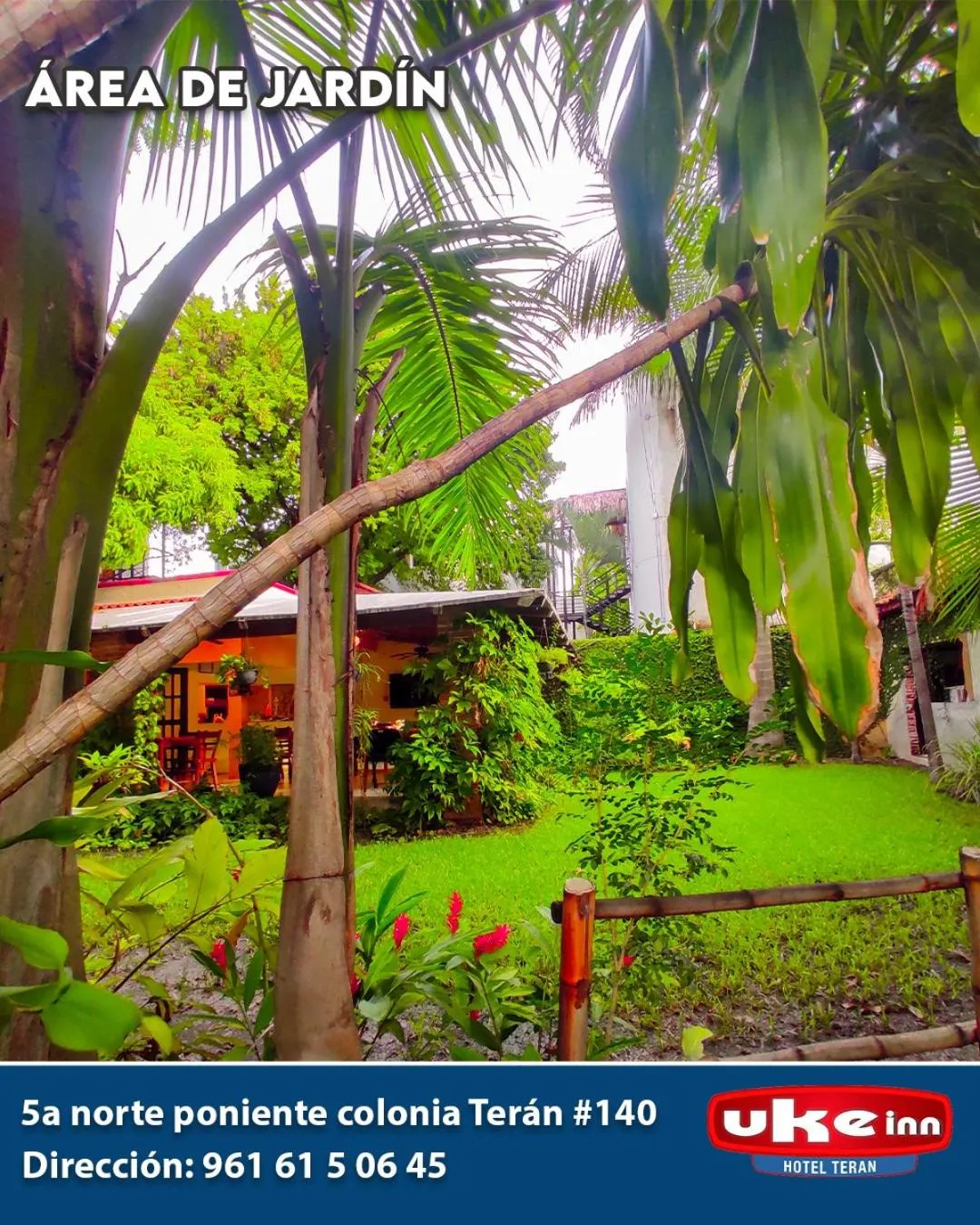 Garden in Hotel Uke Inn Terán