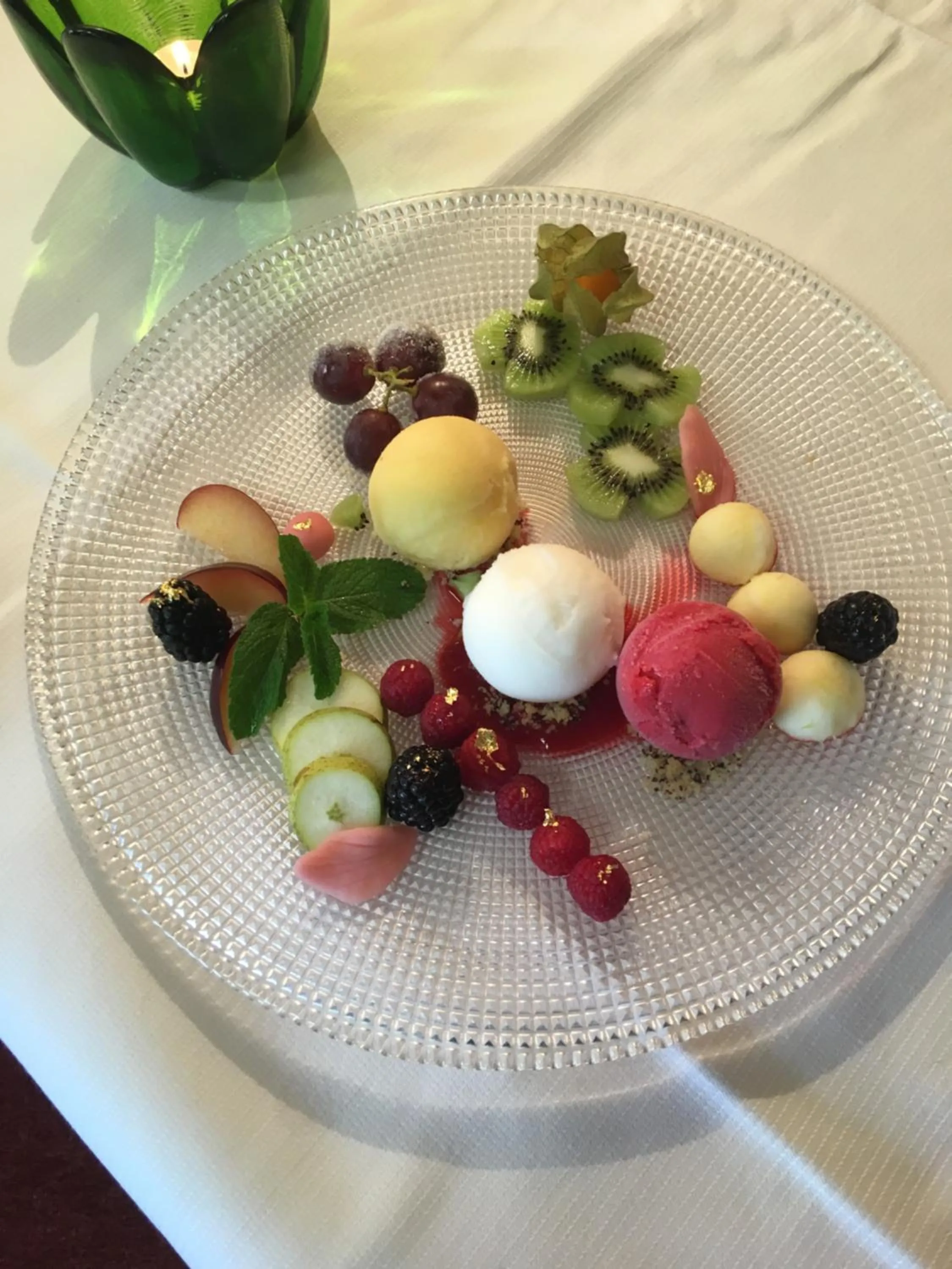 Food close-up in Hotel Restaurant Crystal