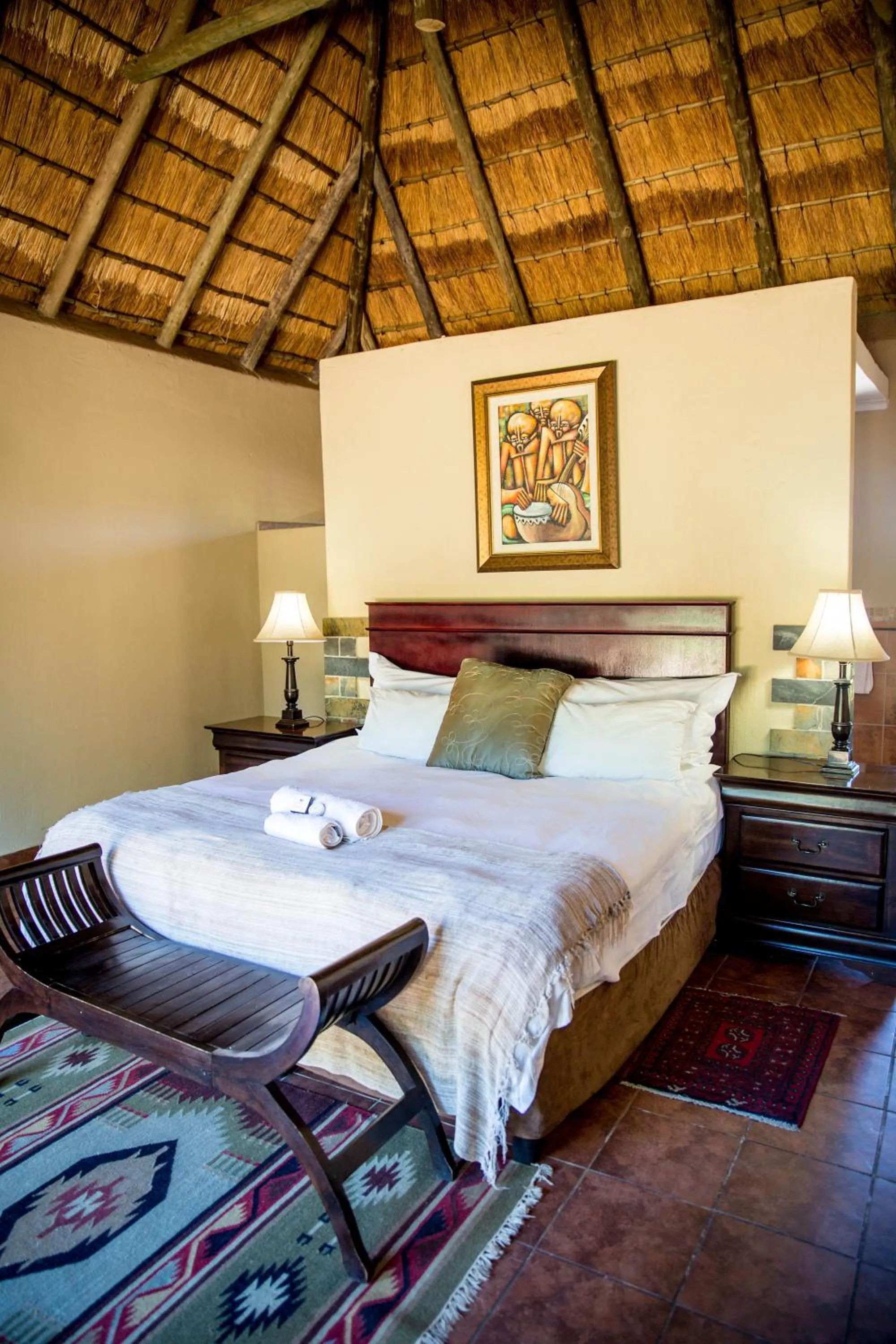 Bed in Thaba Legae Guest Lodge