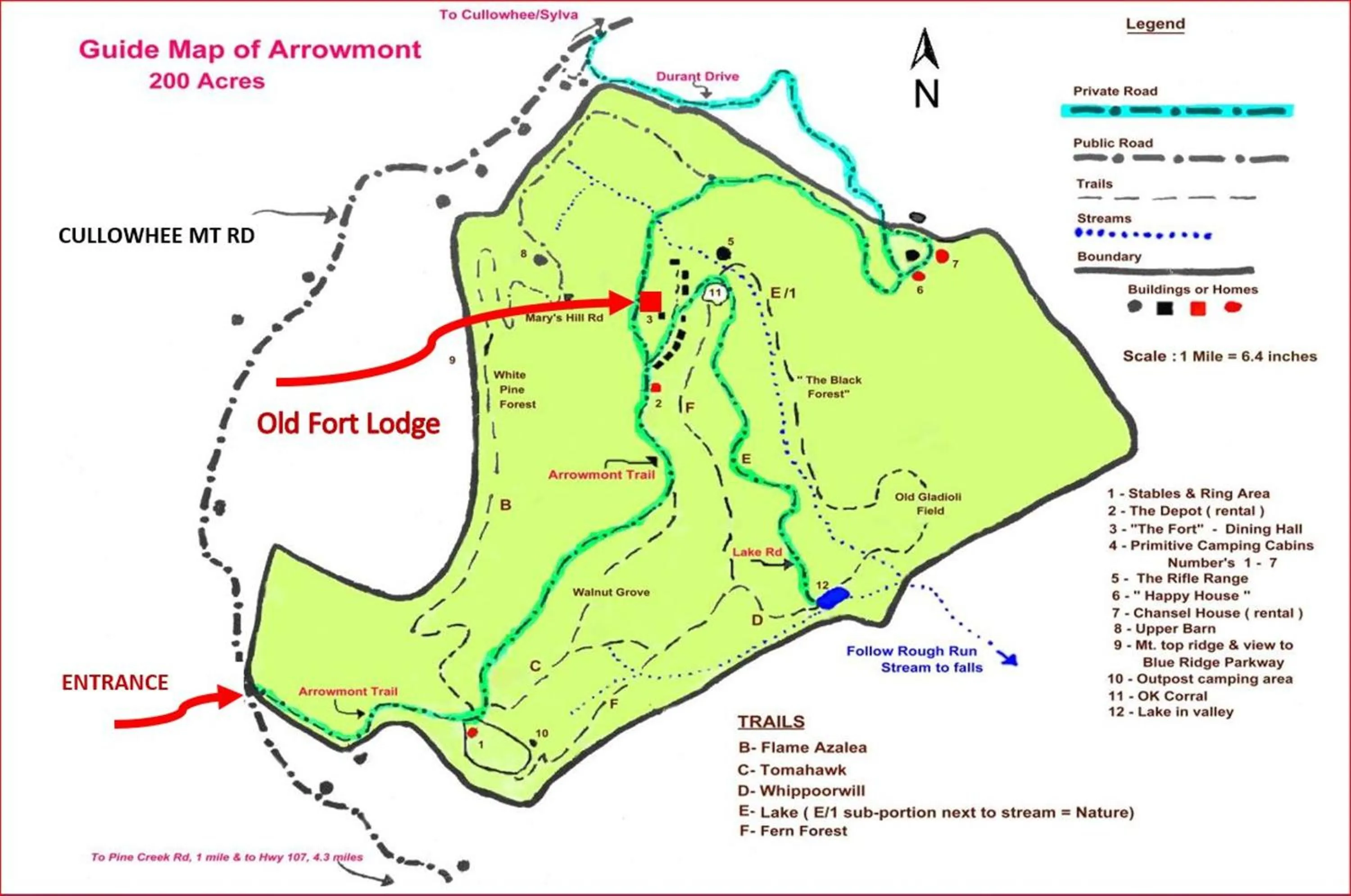 Property building in Arrowmont Stables & Cabins