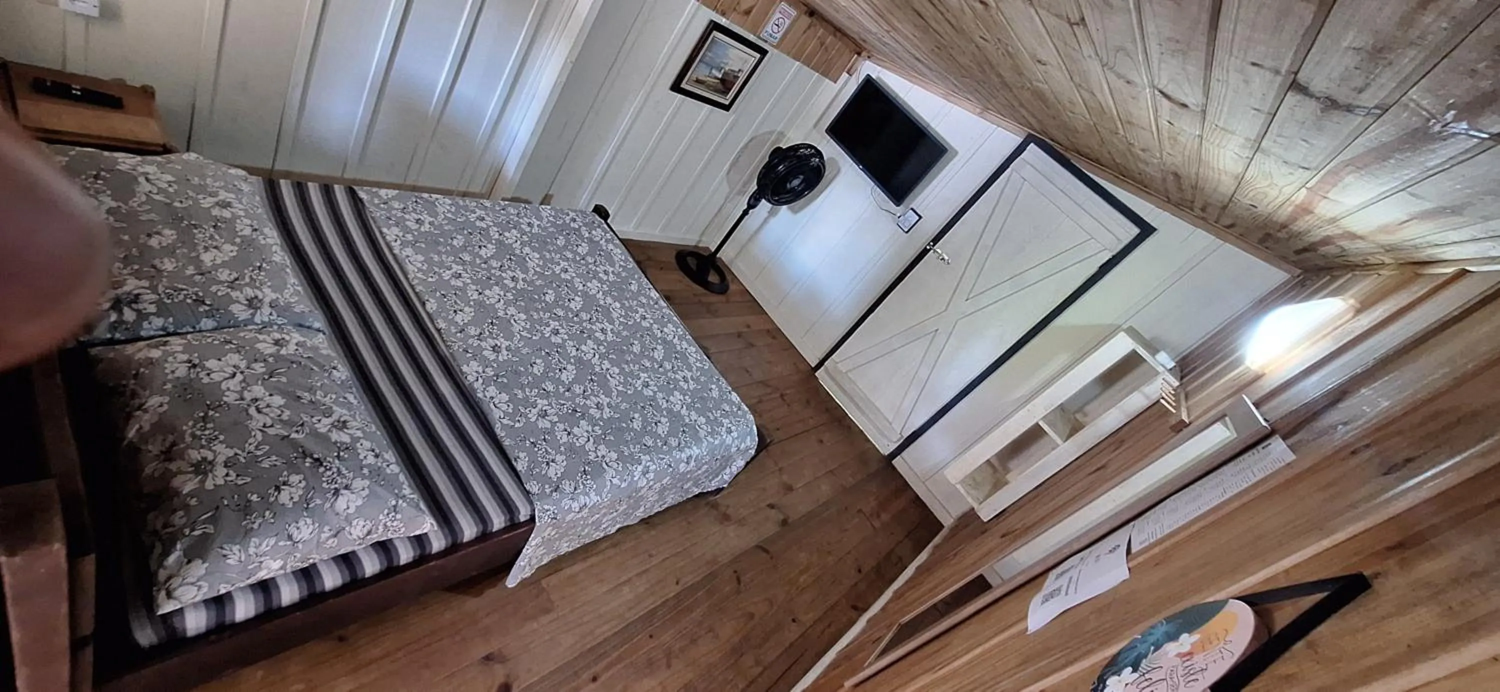 Bed in Pousada e Camping do Clodo