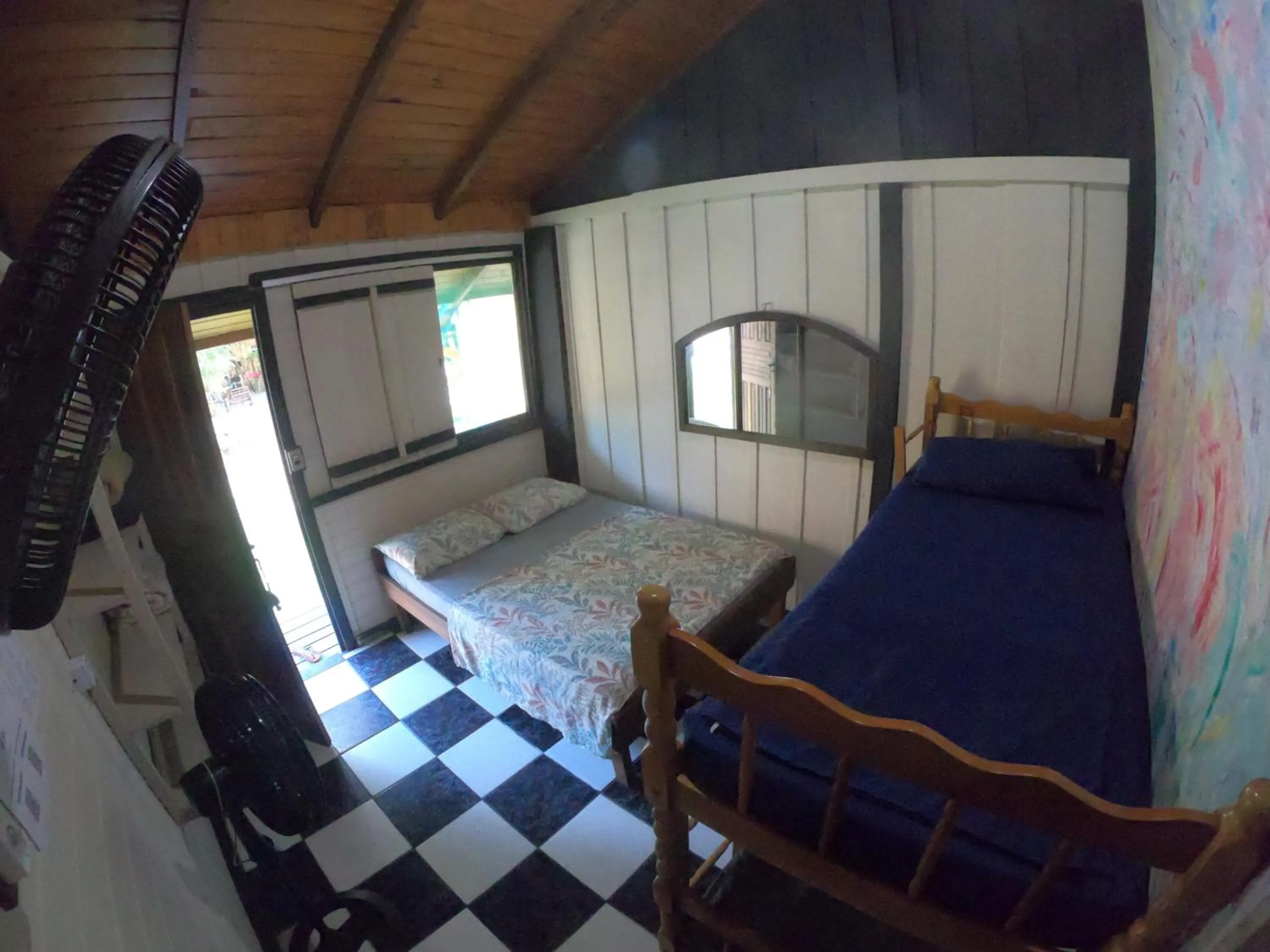 Bed in Pousada e Camping do Clodo