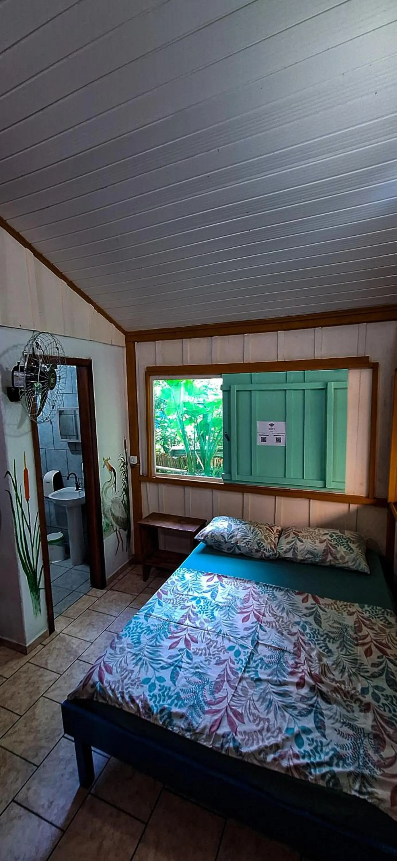 Bed in Pousada e Camping do Clodo