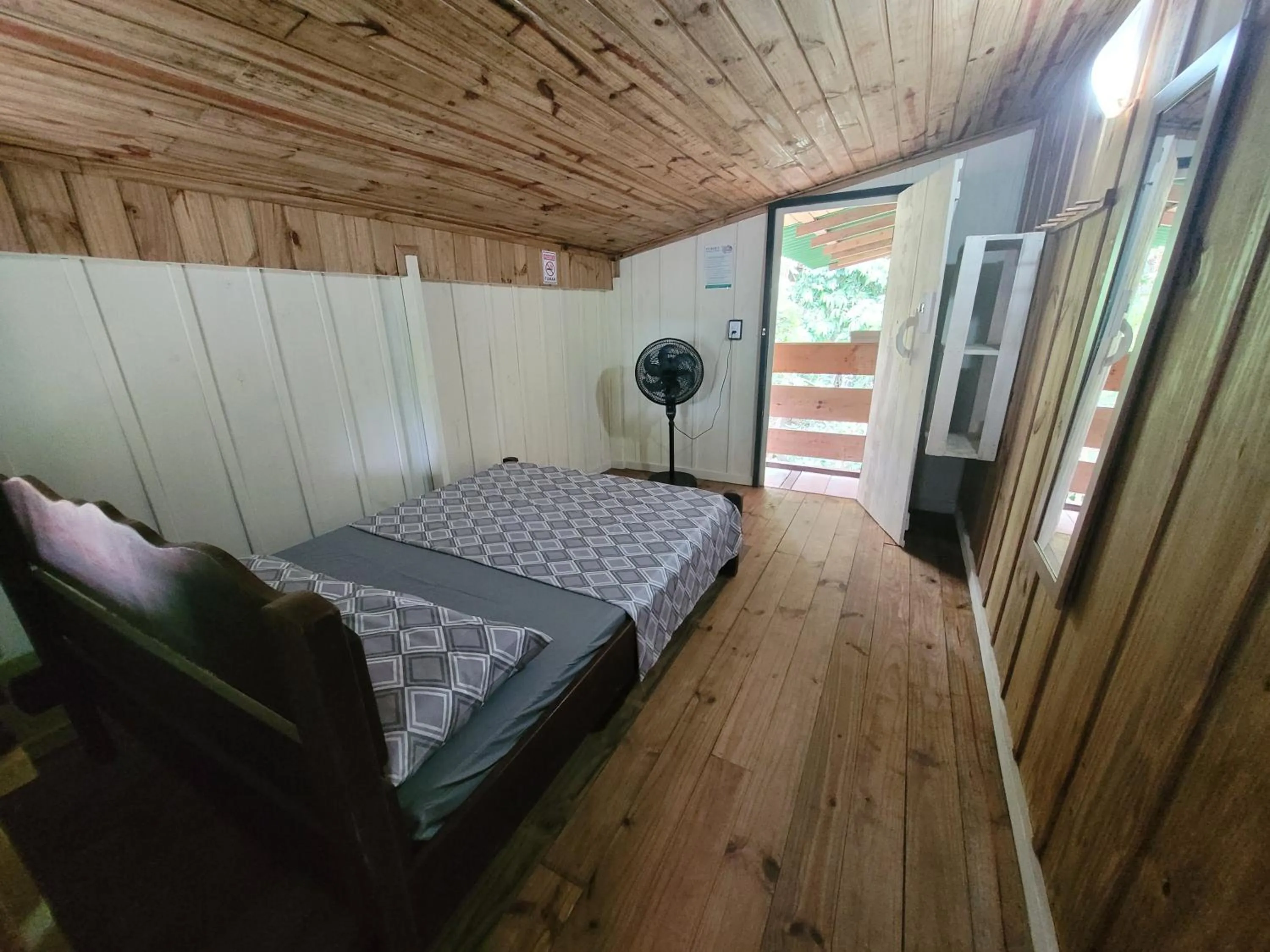 Bed in Pousada e Camping do Clodo