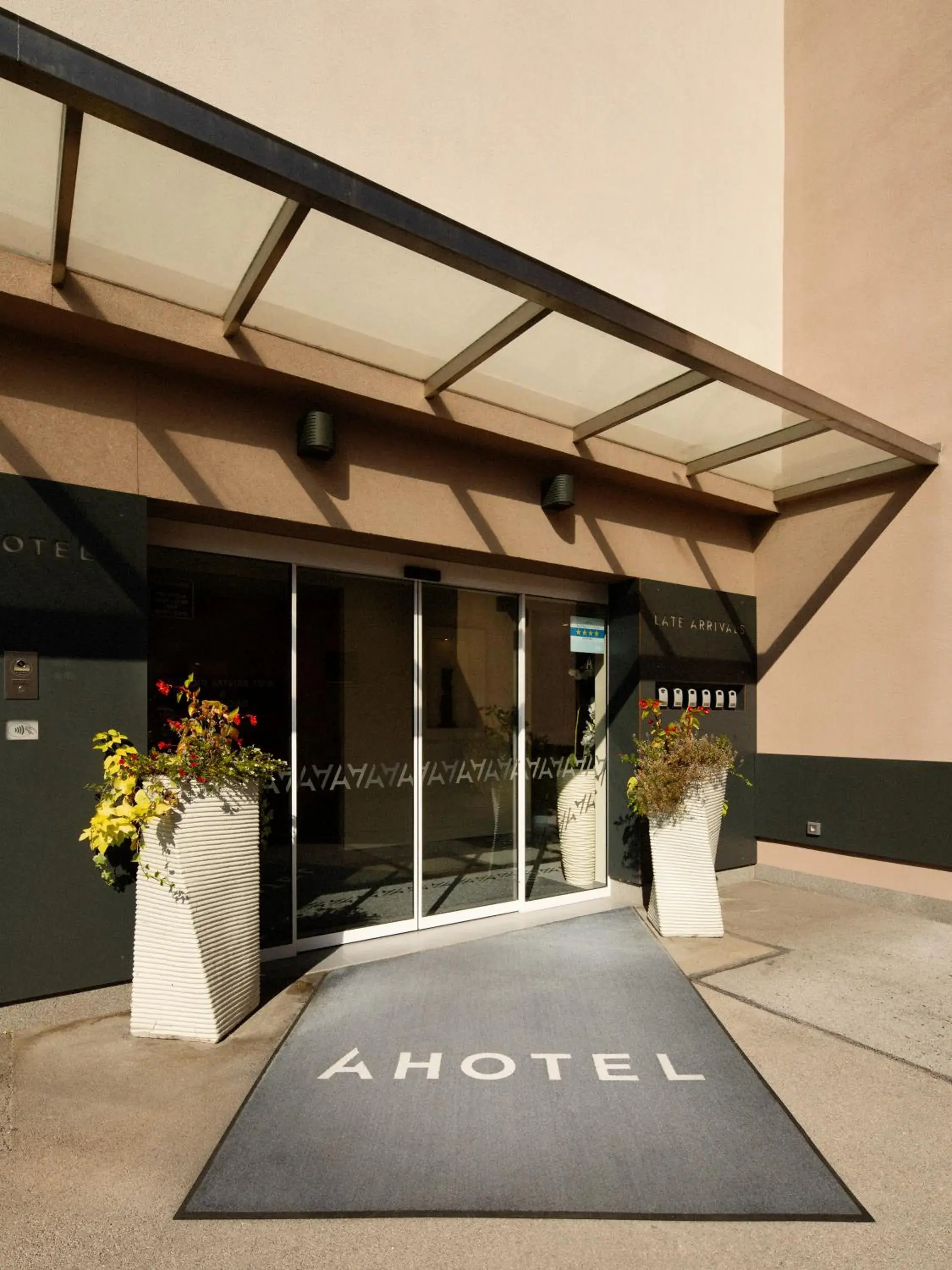 Property building in Ahotel Ljubljana Property building in Ahotel Ljubljana