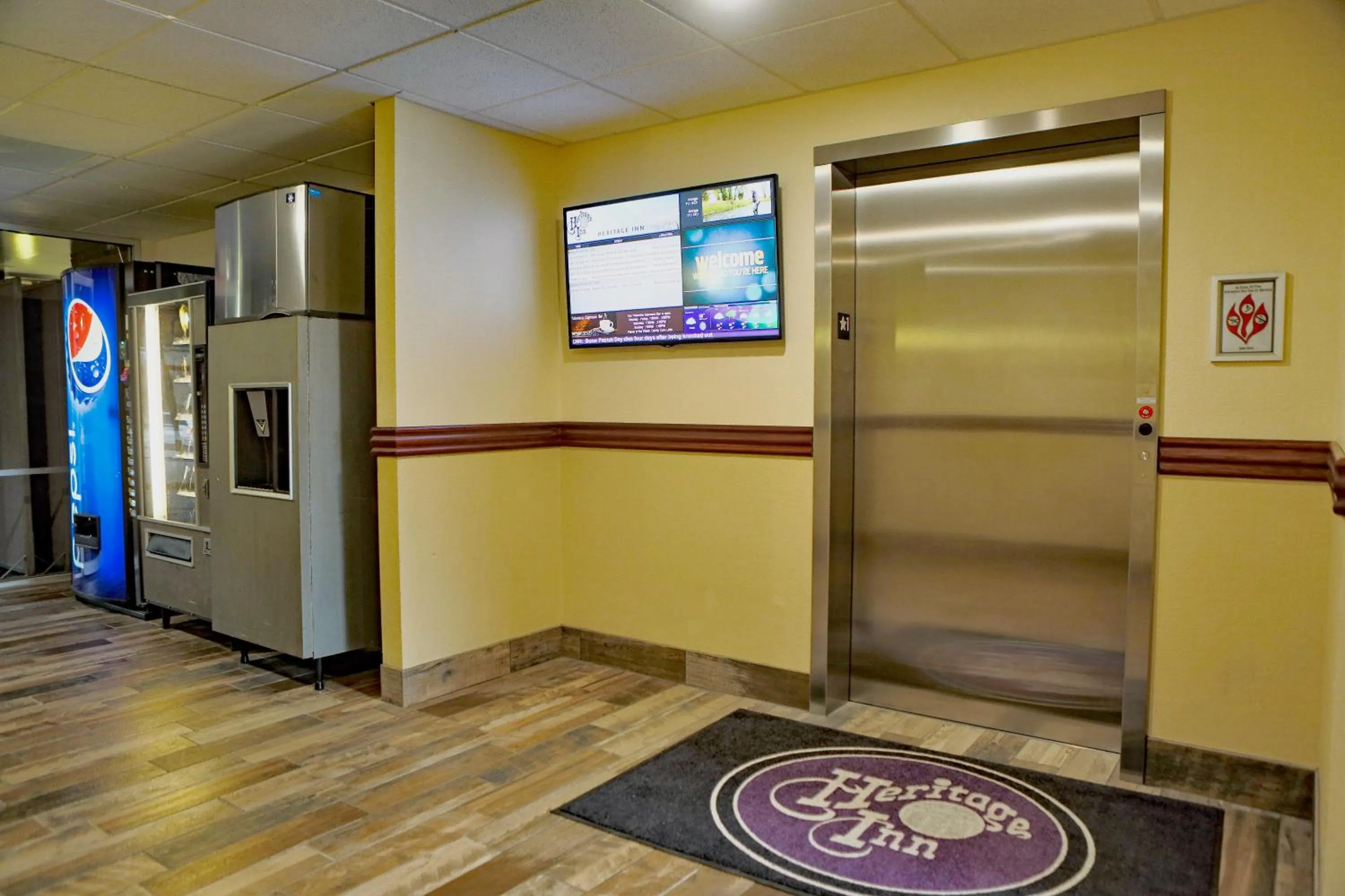 Lobby or reception in Heritage Inn