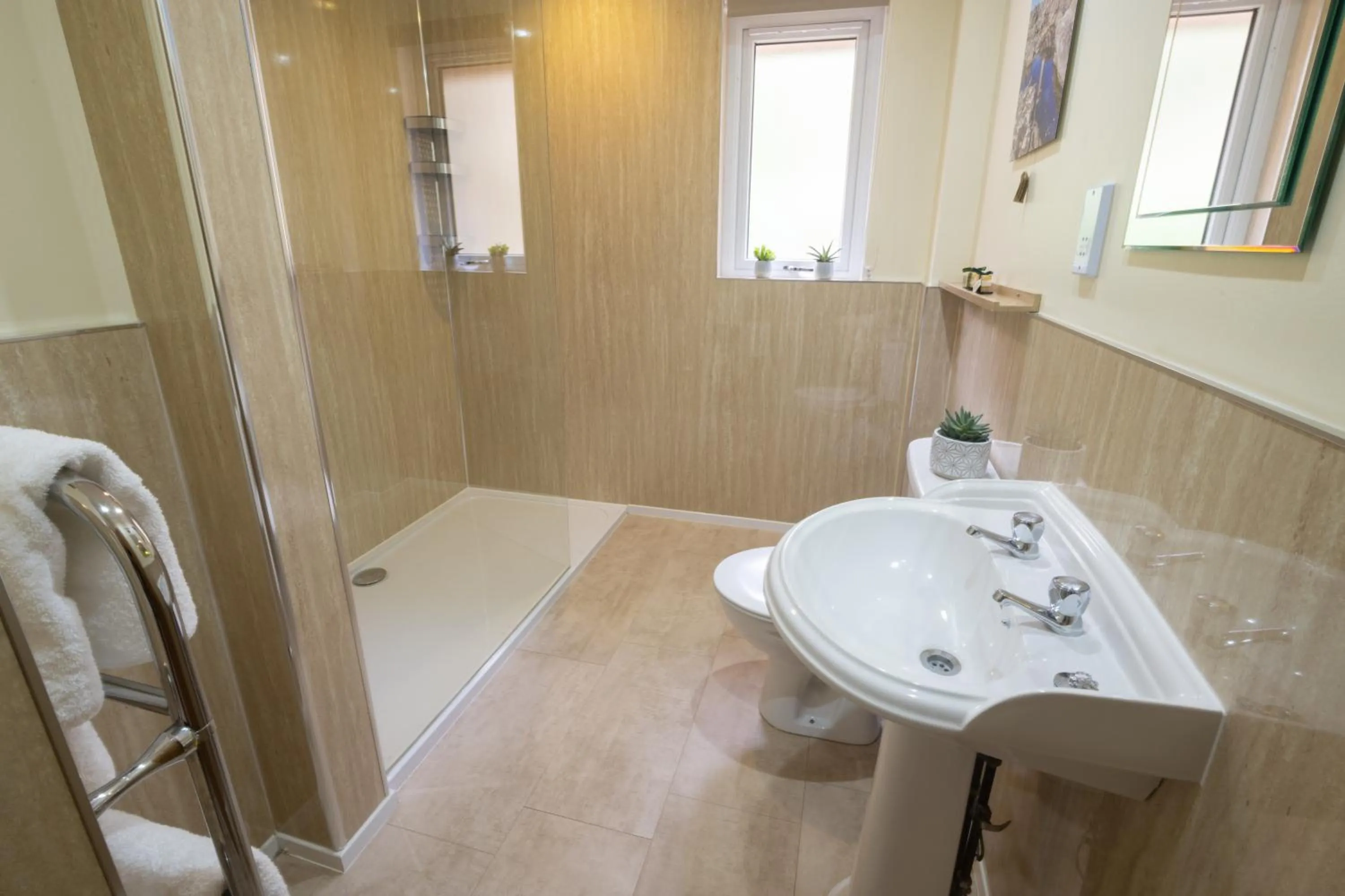 Bathroom in Birchbrae Highland Lodges