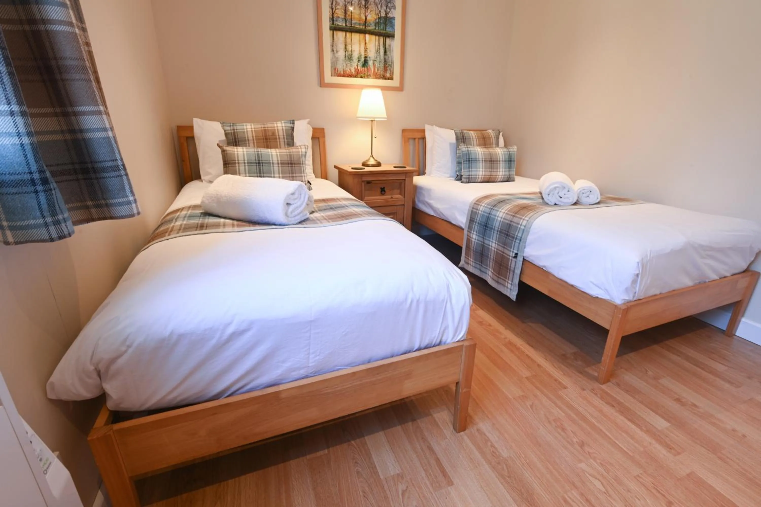 Bedroom, Bed in Birchbrae Highland Lodges