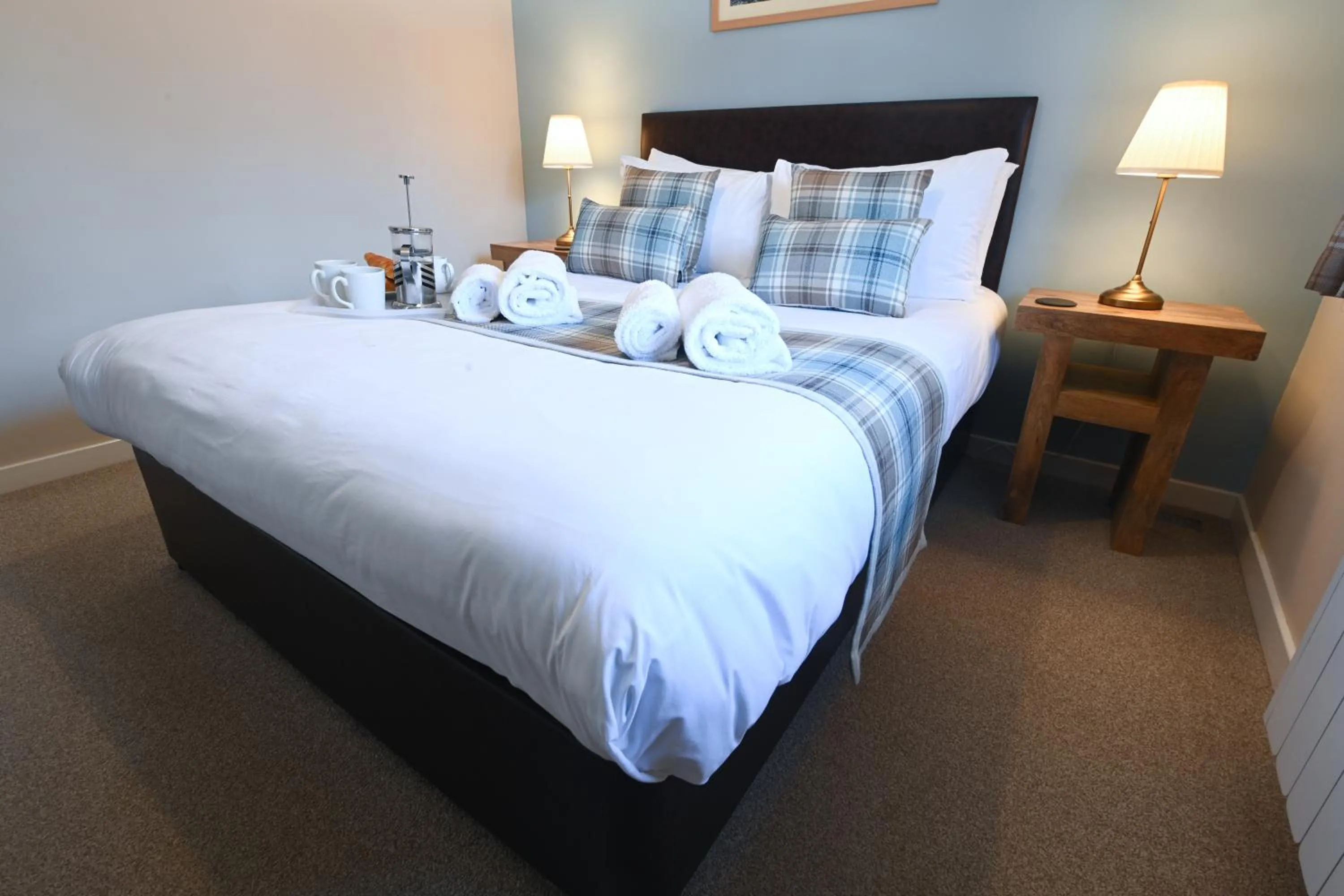 Bedroom, Bed in Birchbrae Highland Lodges