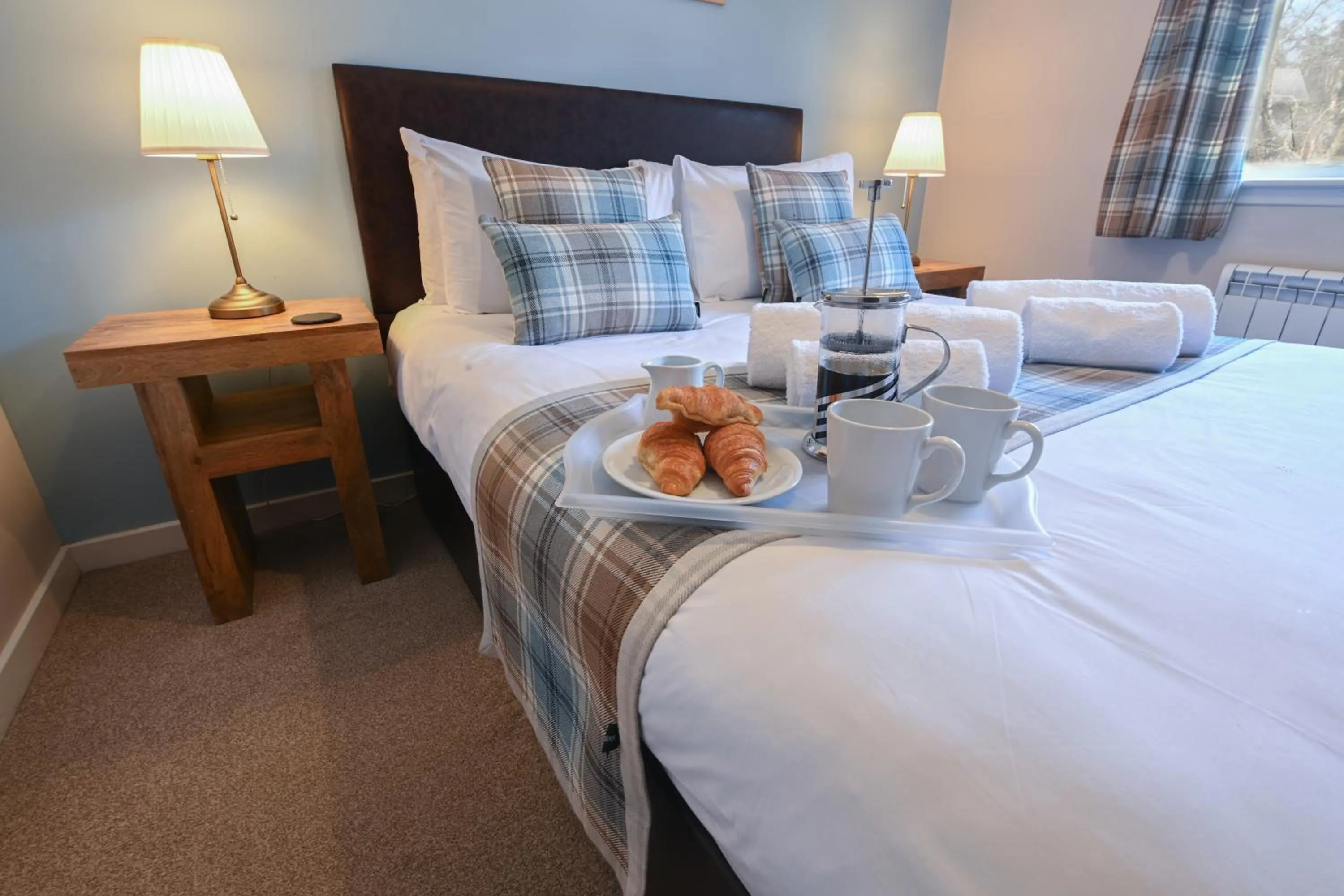 Bedroom, Bed in Birchbrae Highland Lodges