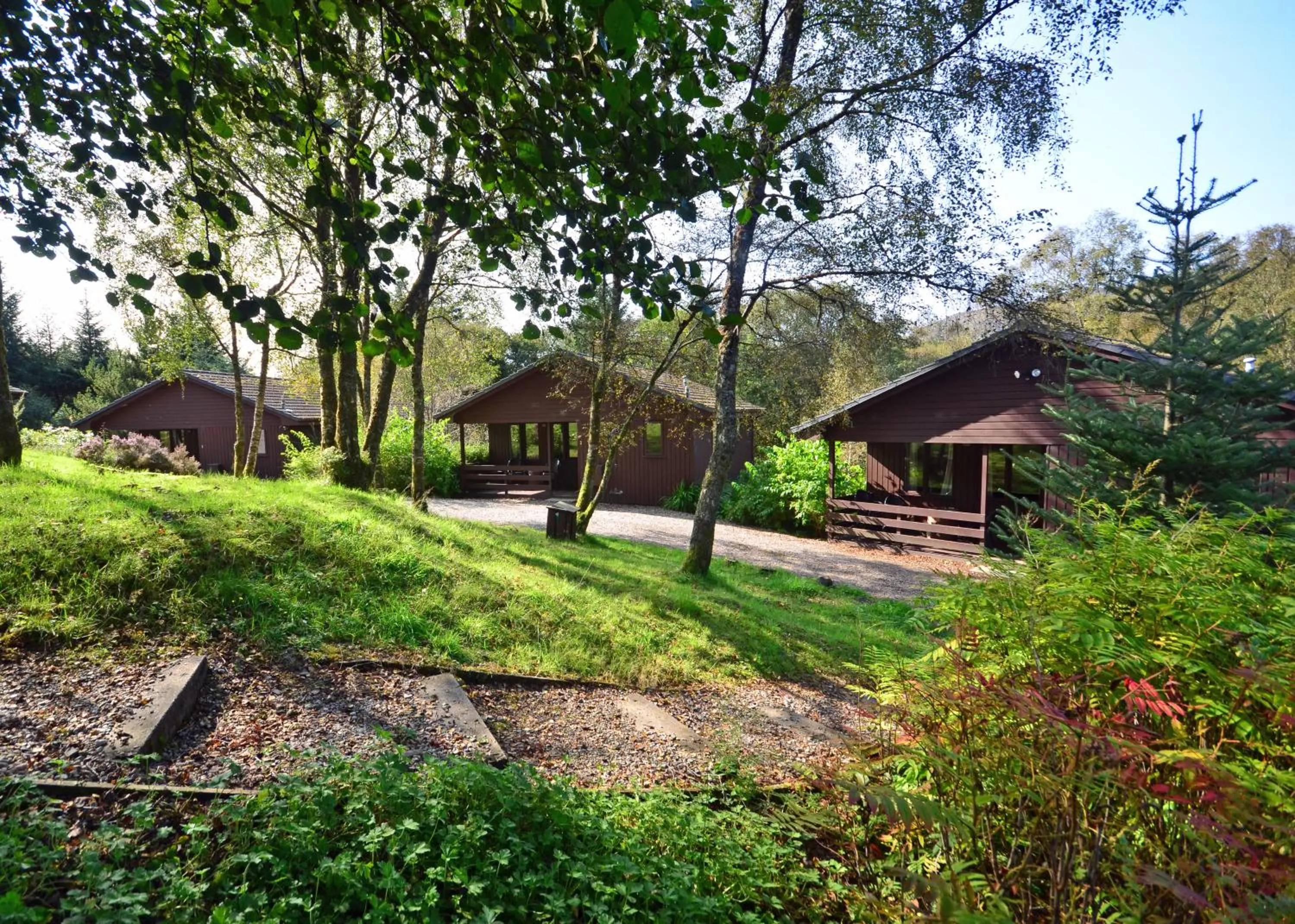 Property building in Birchbrae Highland Lodges