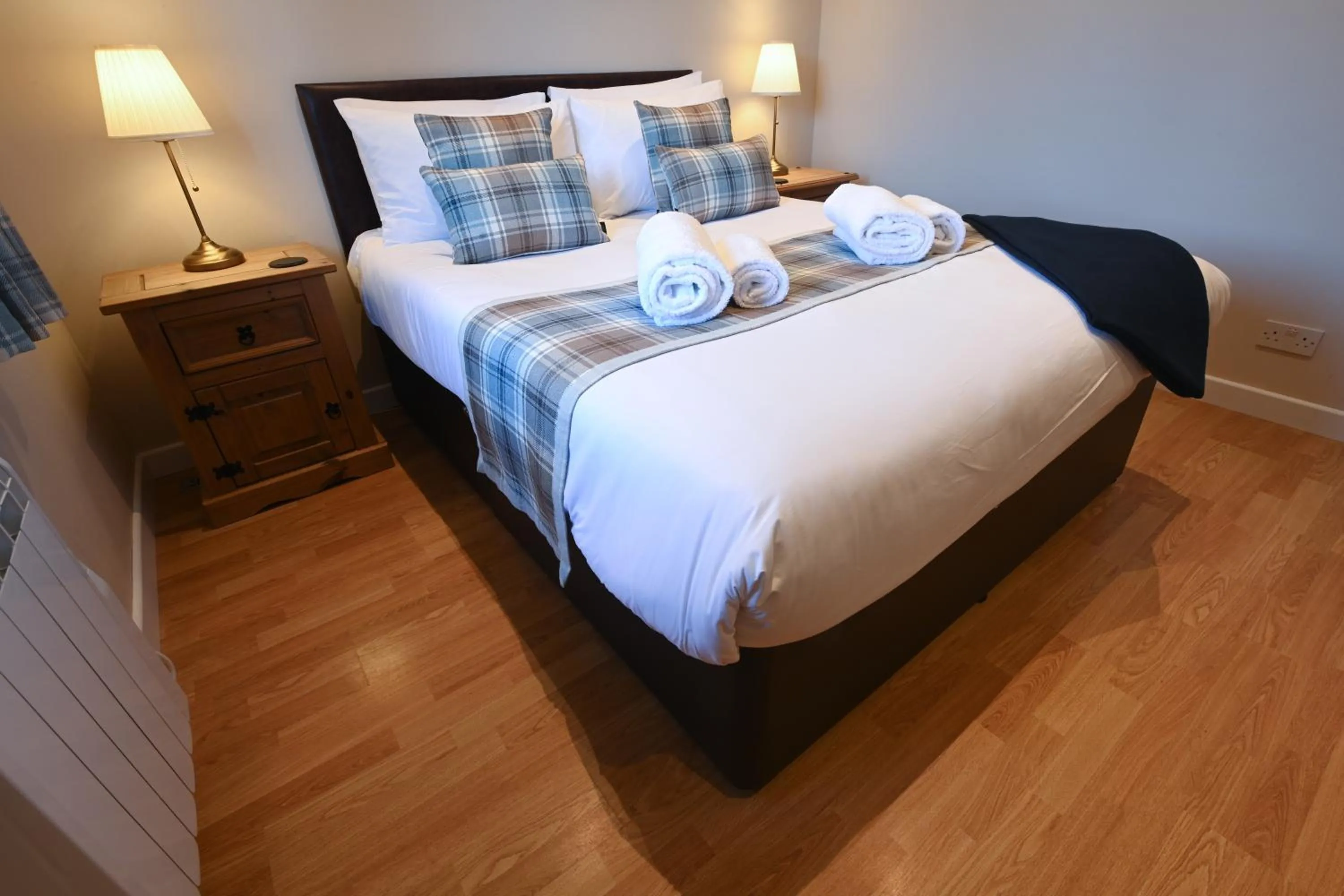 Bedroom, Bed in Birchbrae Highland Lodges