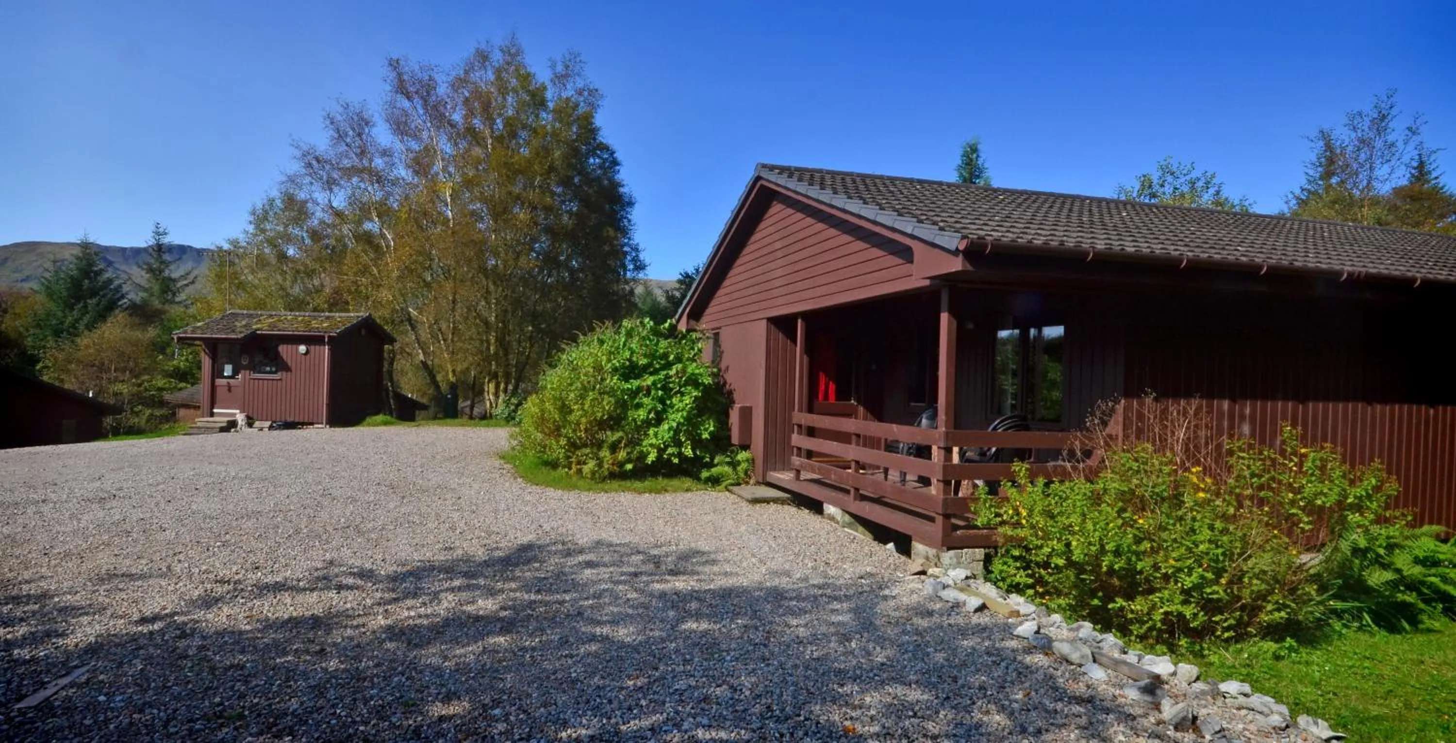 Property building in Birchbrae Highland Lodges