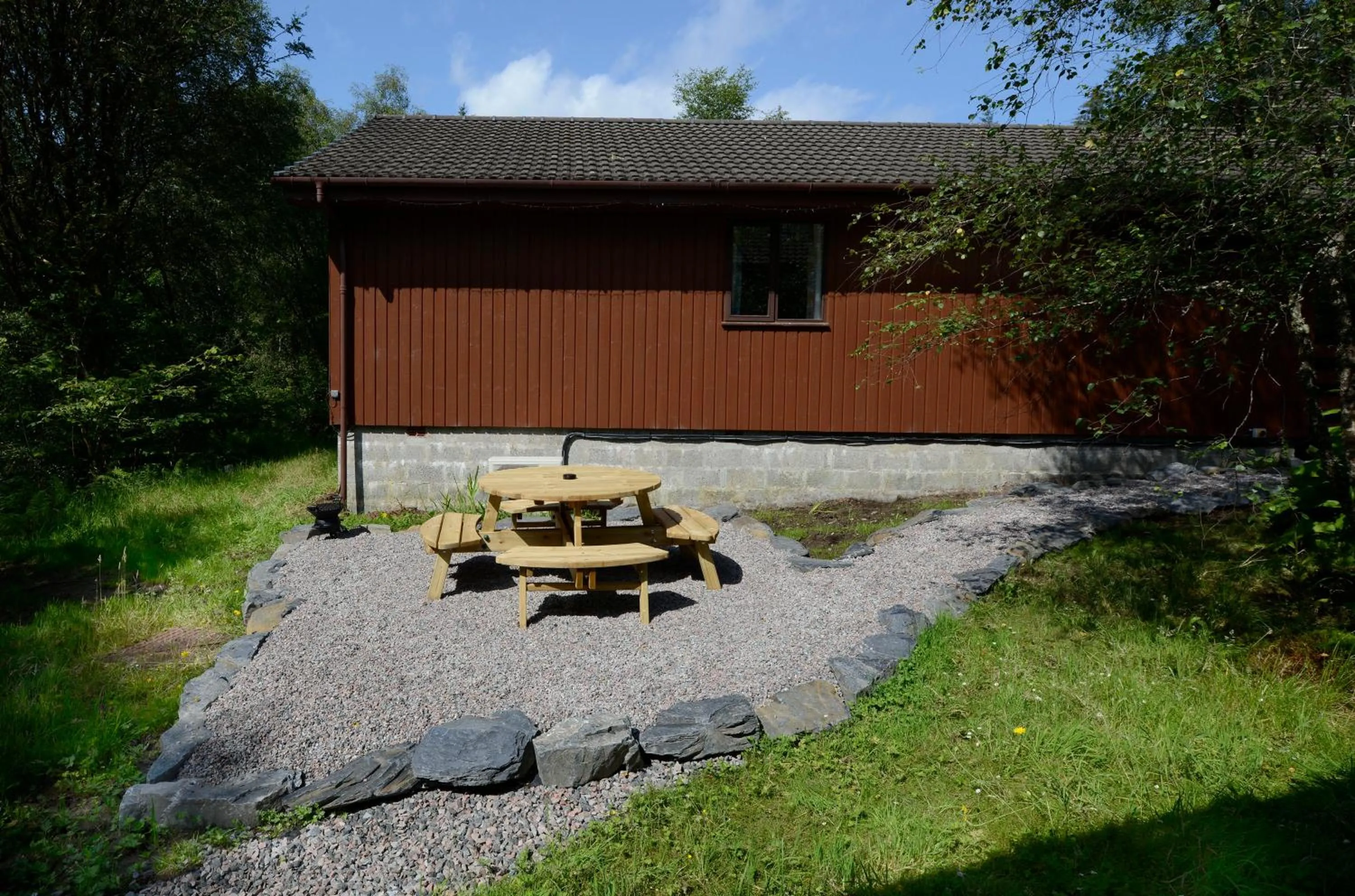 Area and facilities in Birchbrae Highland Lodges