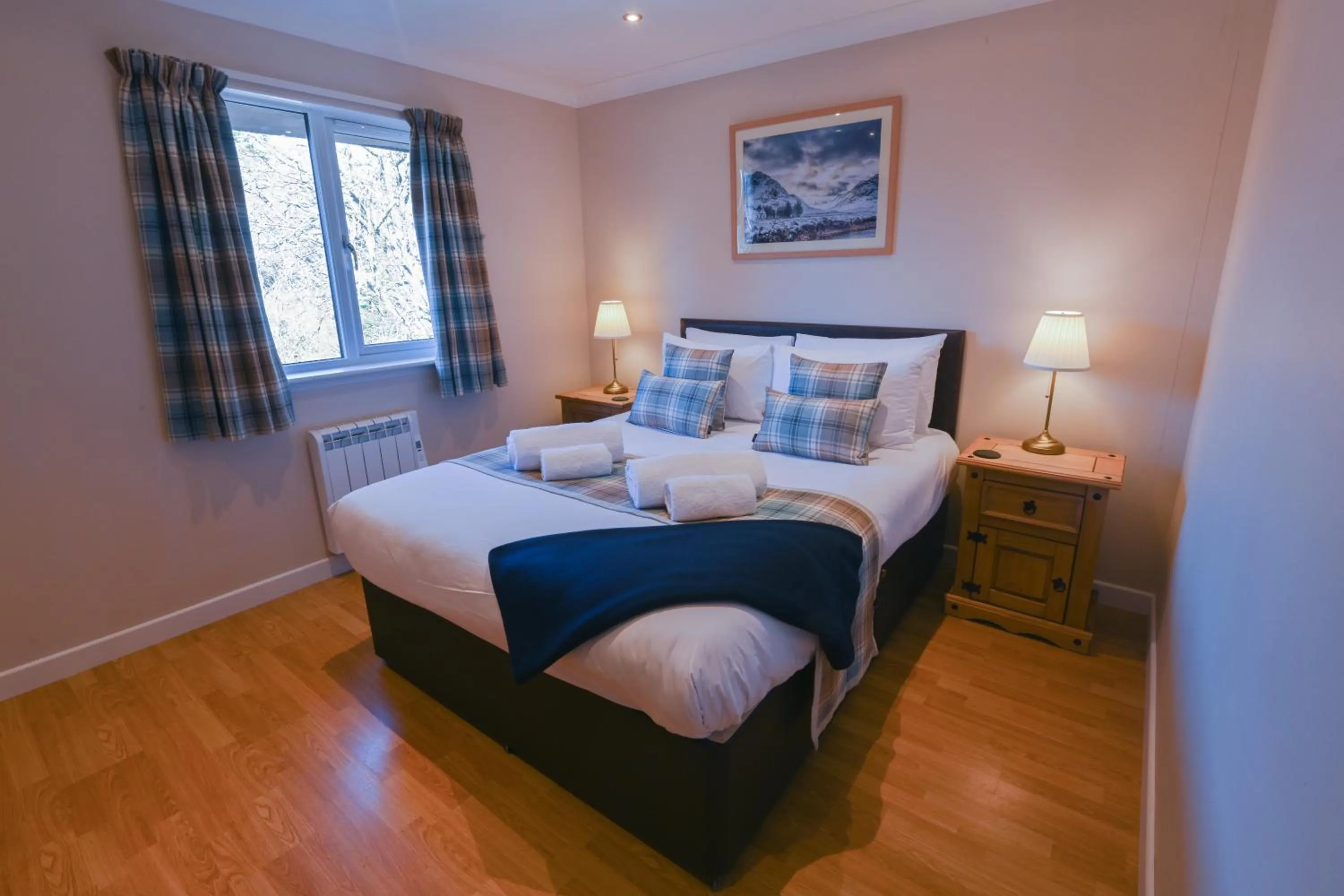 Bedroom, Bed in Birchbrae Highland Lodges