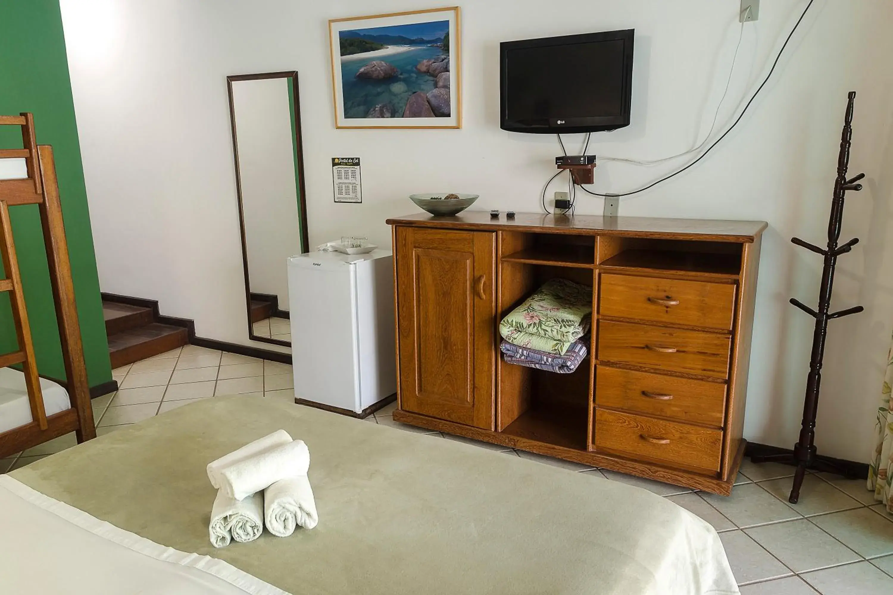 Standard Room with Balcony in Pousada Portal do Sol Standard Room with Balcony in Pousada Portal do Sol