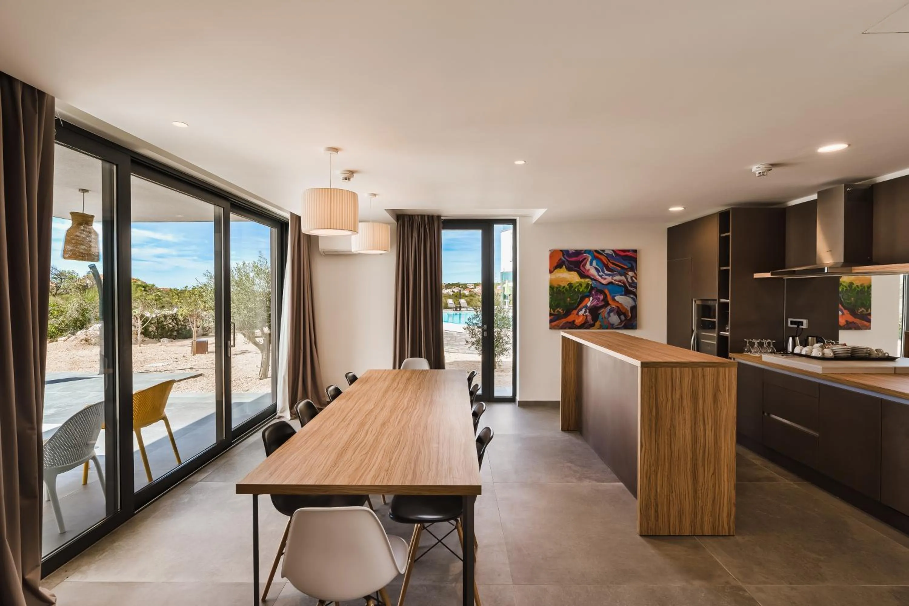 Dining area in Hotel Olea