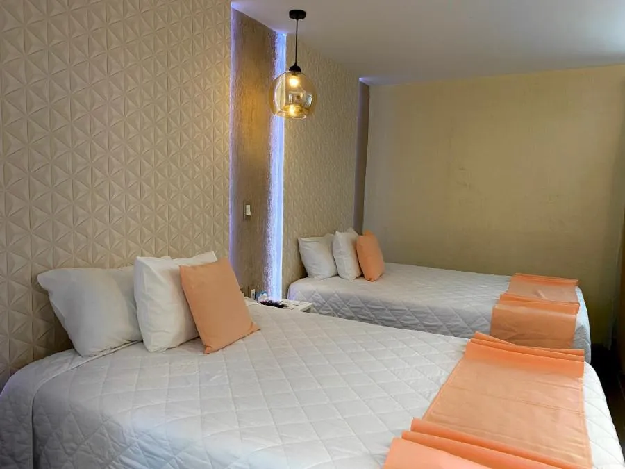 Bed in Hotel Medrano Temáticas and Business Rooms Aguascalientes