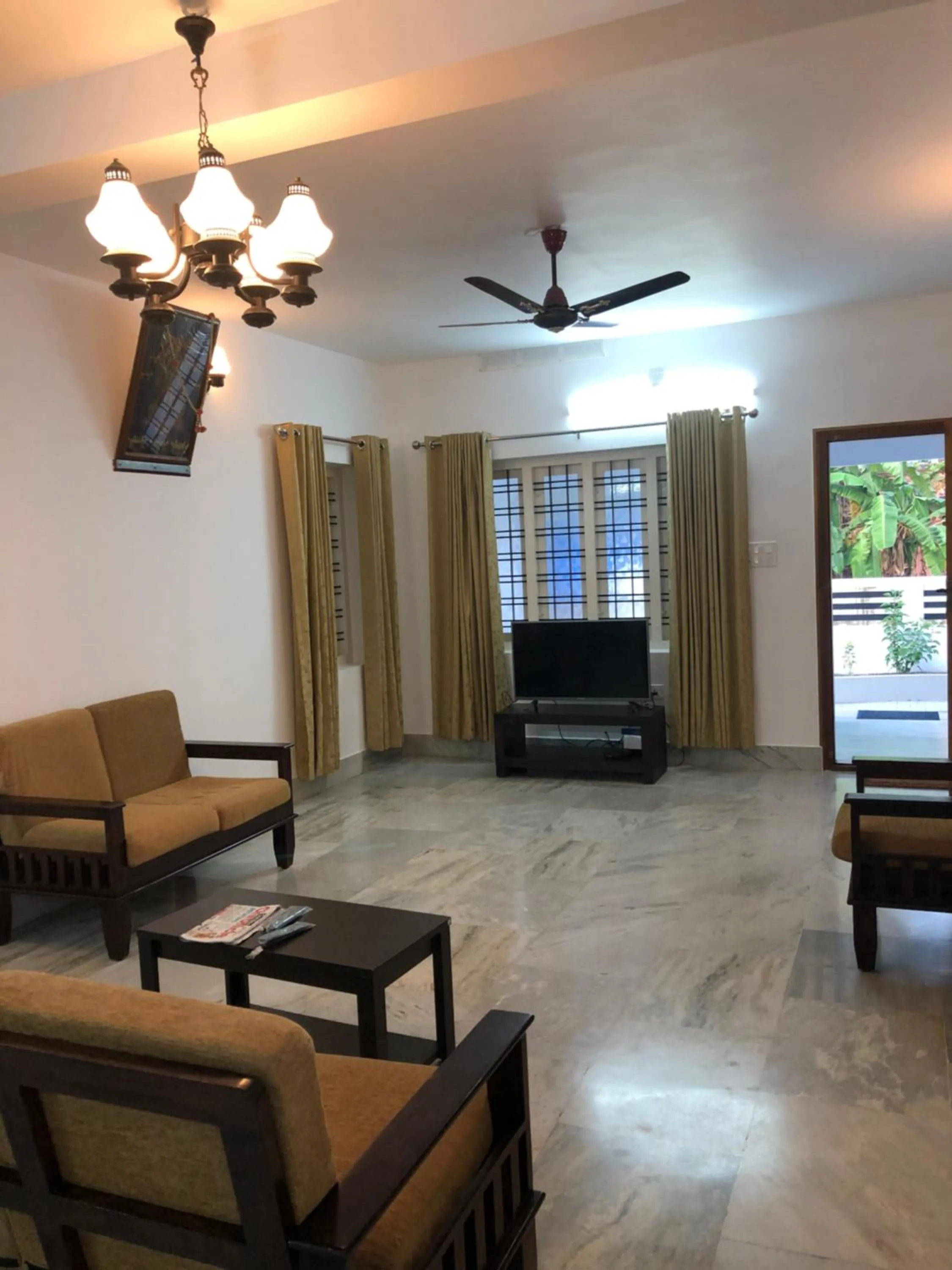 Seating area in Sannidhi Home stay