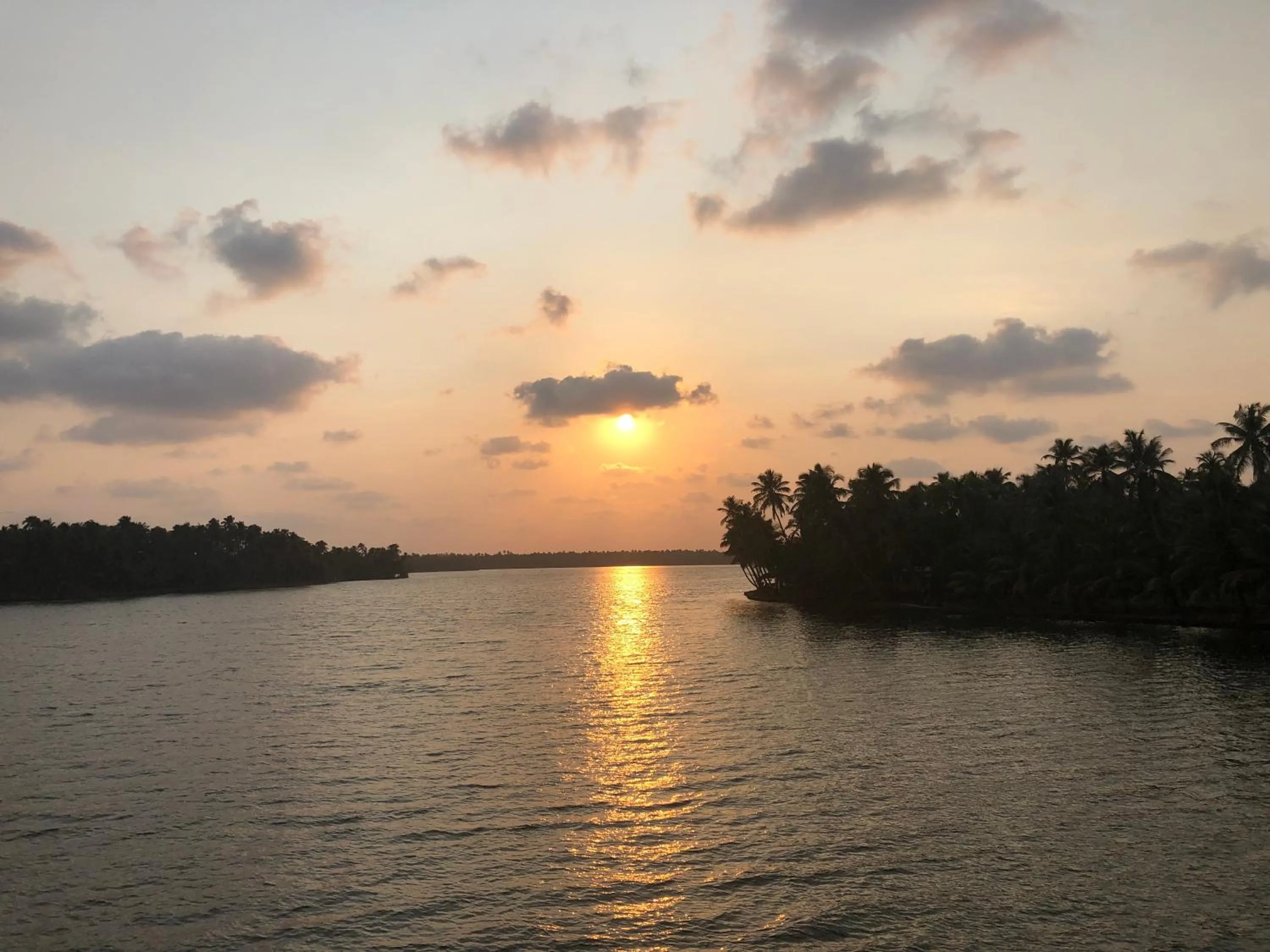 Sunset in Sannidhi Home stay