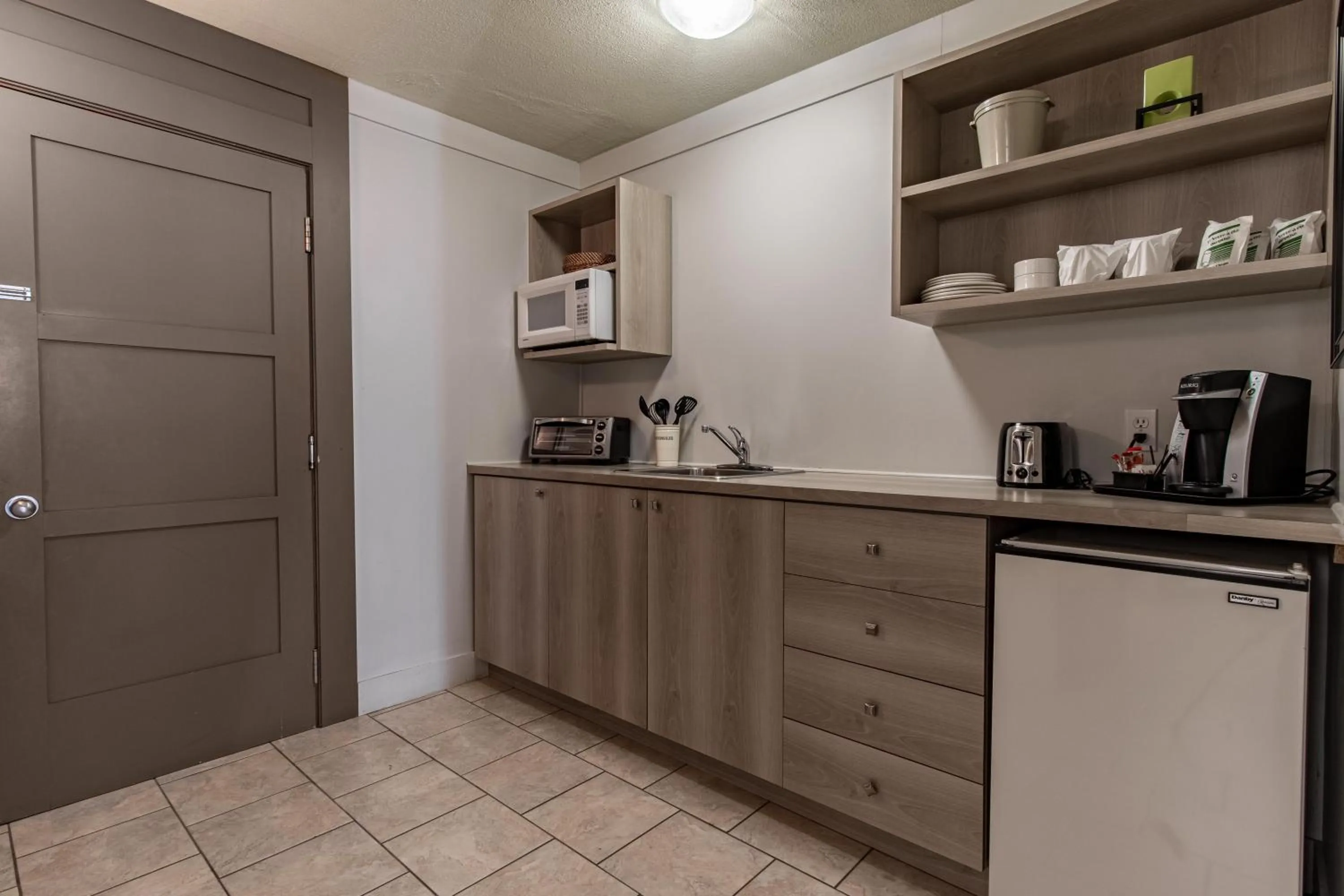 Kitchen or kitchenette in Clarion Pointe La Malbaie