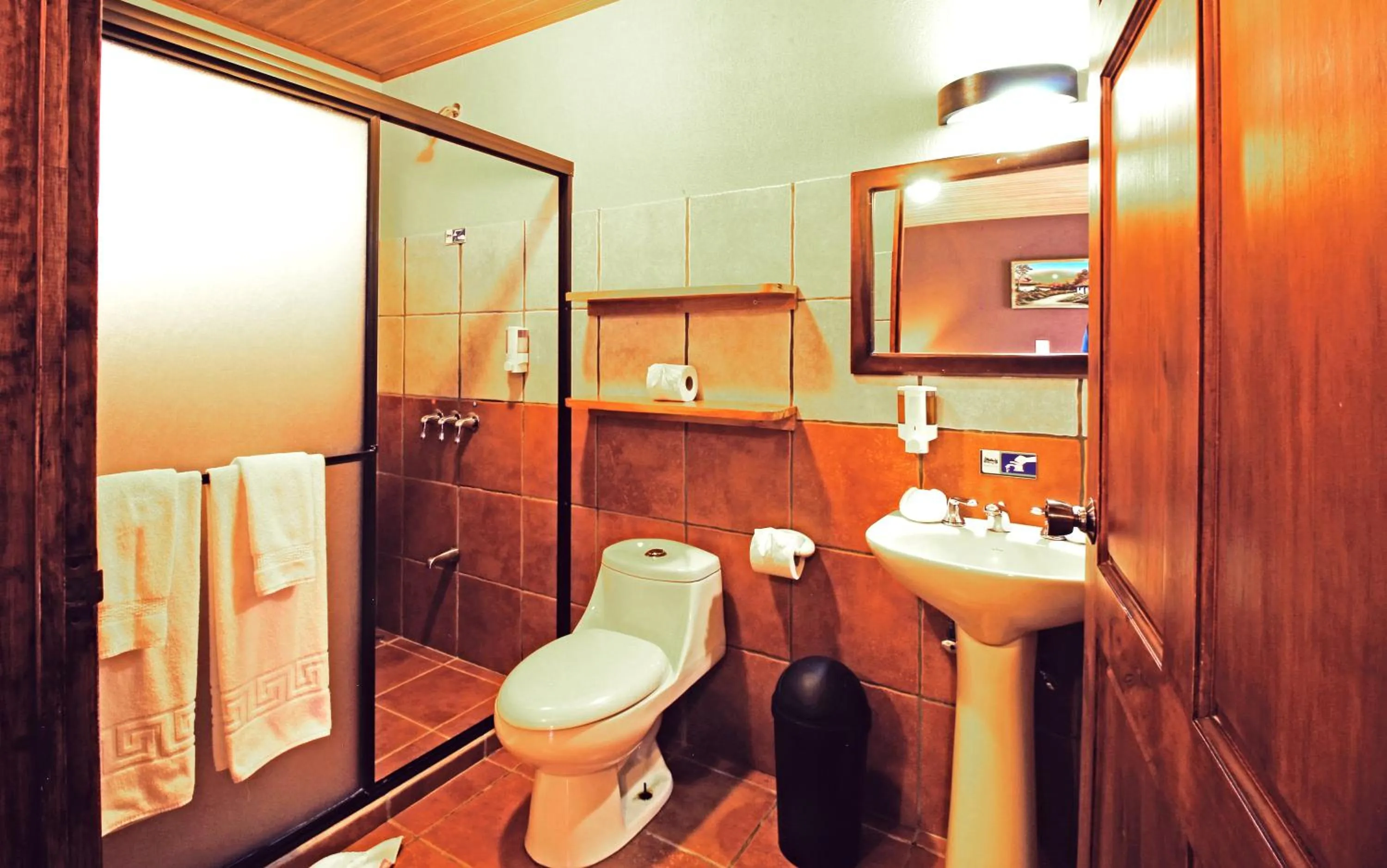 Bathroom in Monteverde Country Lodge - Costa Rica