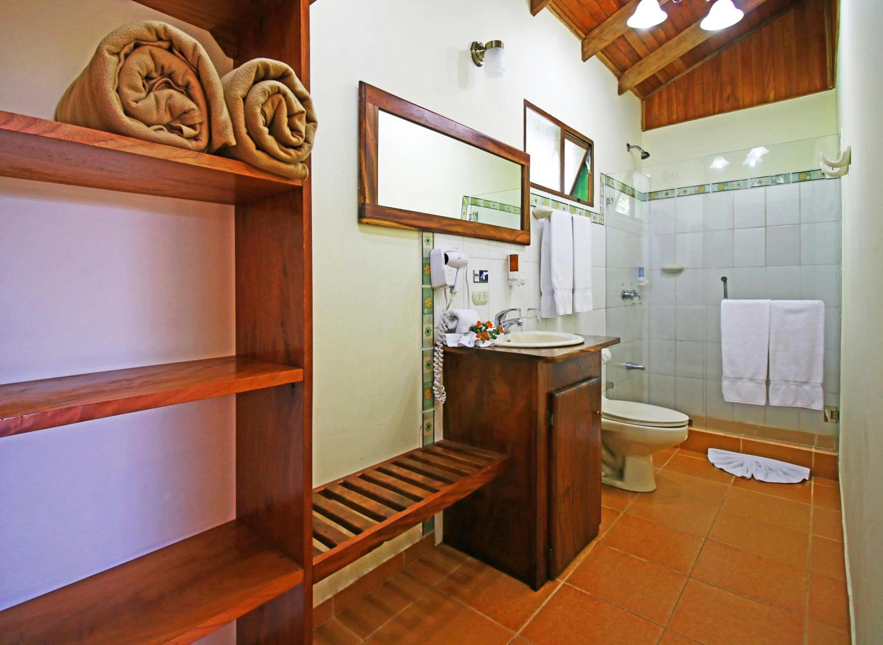 Bathroom in Monteverde Country Lodge - Costa Rica