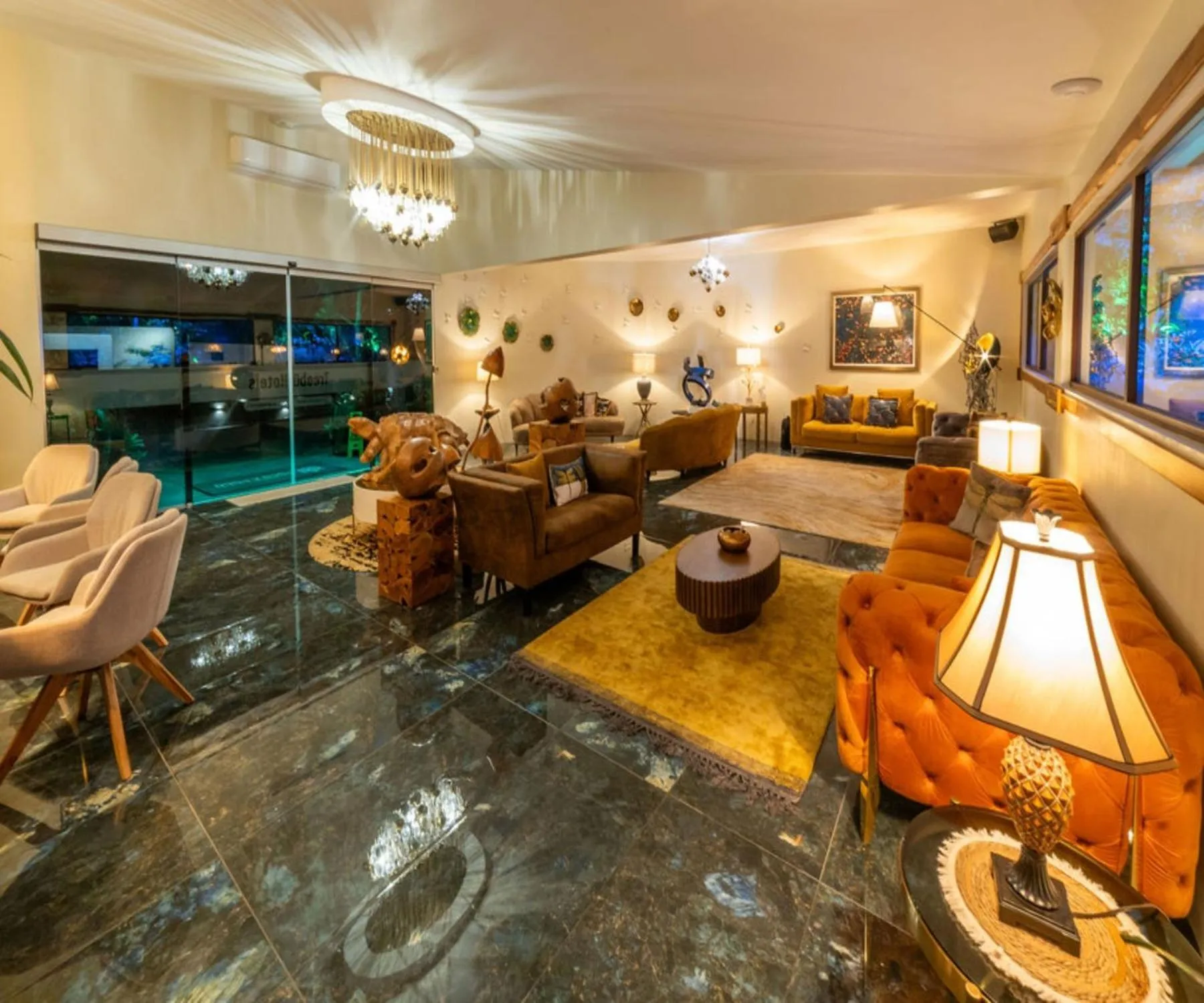 Living room in Hotel & Spa Poco a Poco - Costa Rica