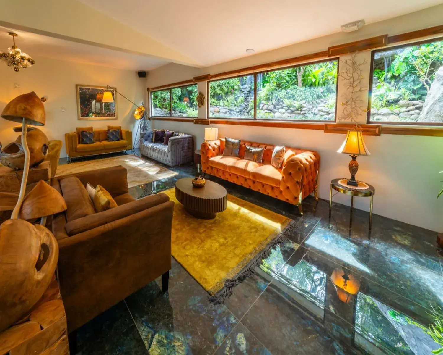 Living room in Hotel & Spa Poco a Poco - Costa Rica Living room in Hotel & Spa Poco a Poco - Costa Rica