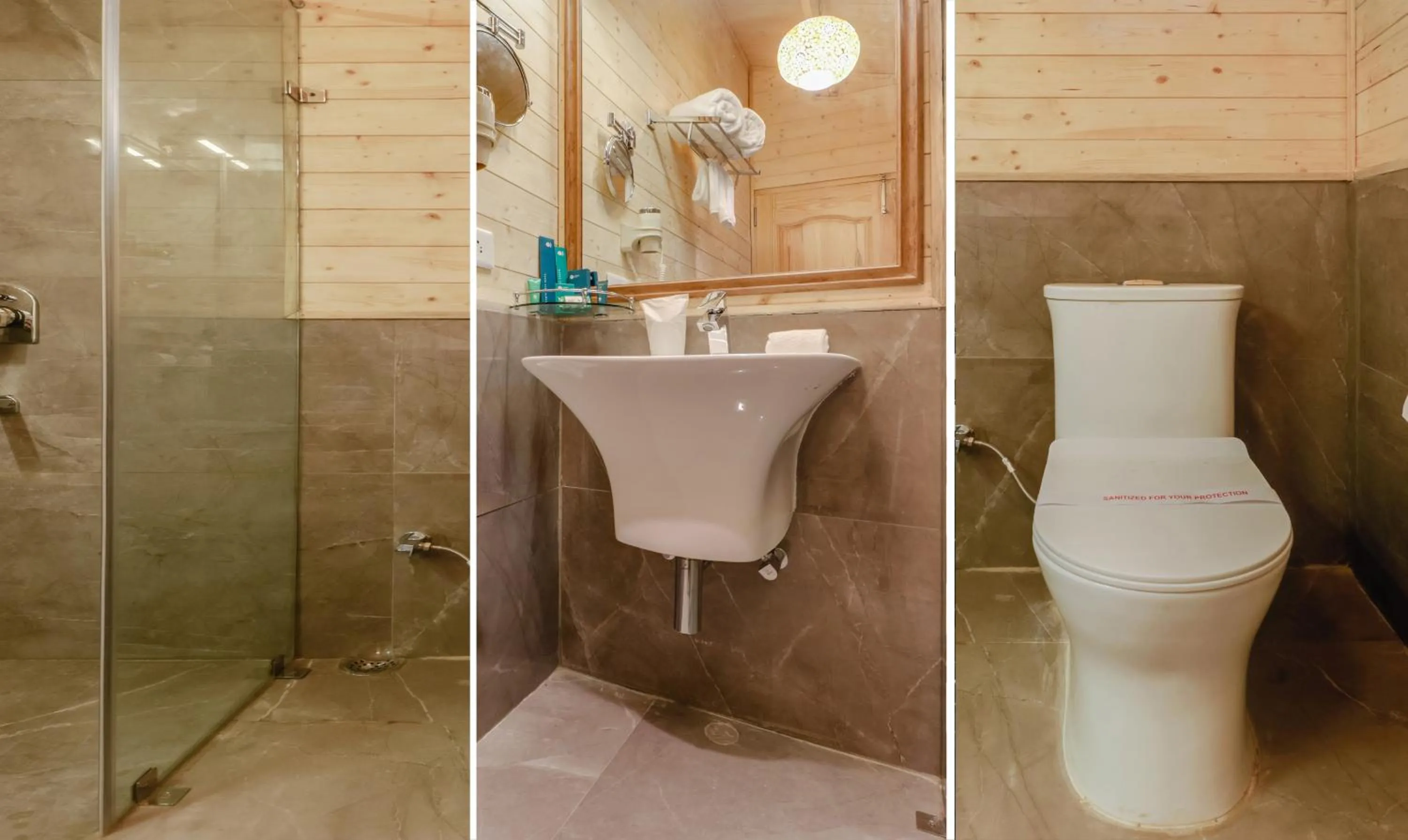 Bathroom in Treebo Premium Blue Mountain Country Club And Resort