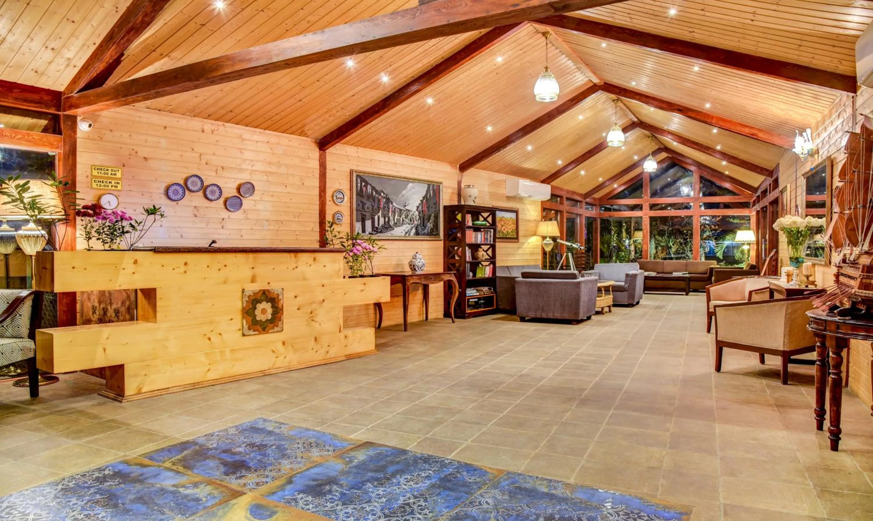 Lobby or reception in Treebo Premium Blue Mountain Country Club And Resort