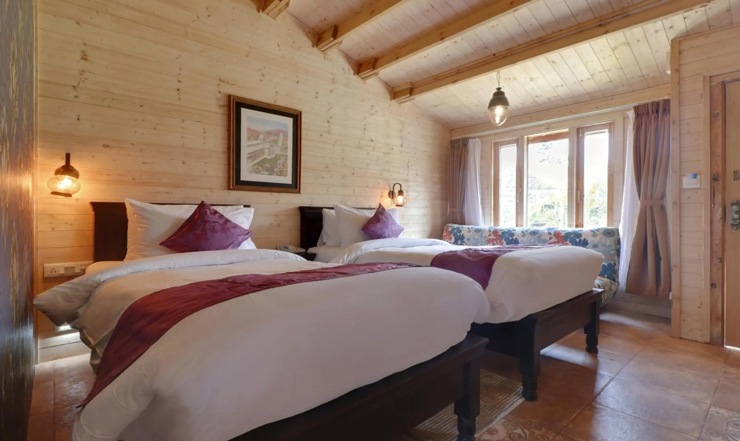 Bedroom, Bed in Treebo Premium Blue Mountain Country Club And Resort Bedroom, Bed in Treebo Premium Blue Mountain Country Club And Resort