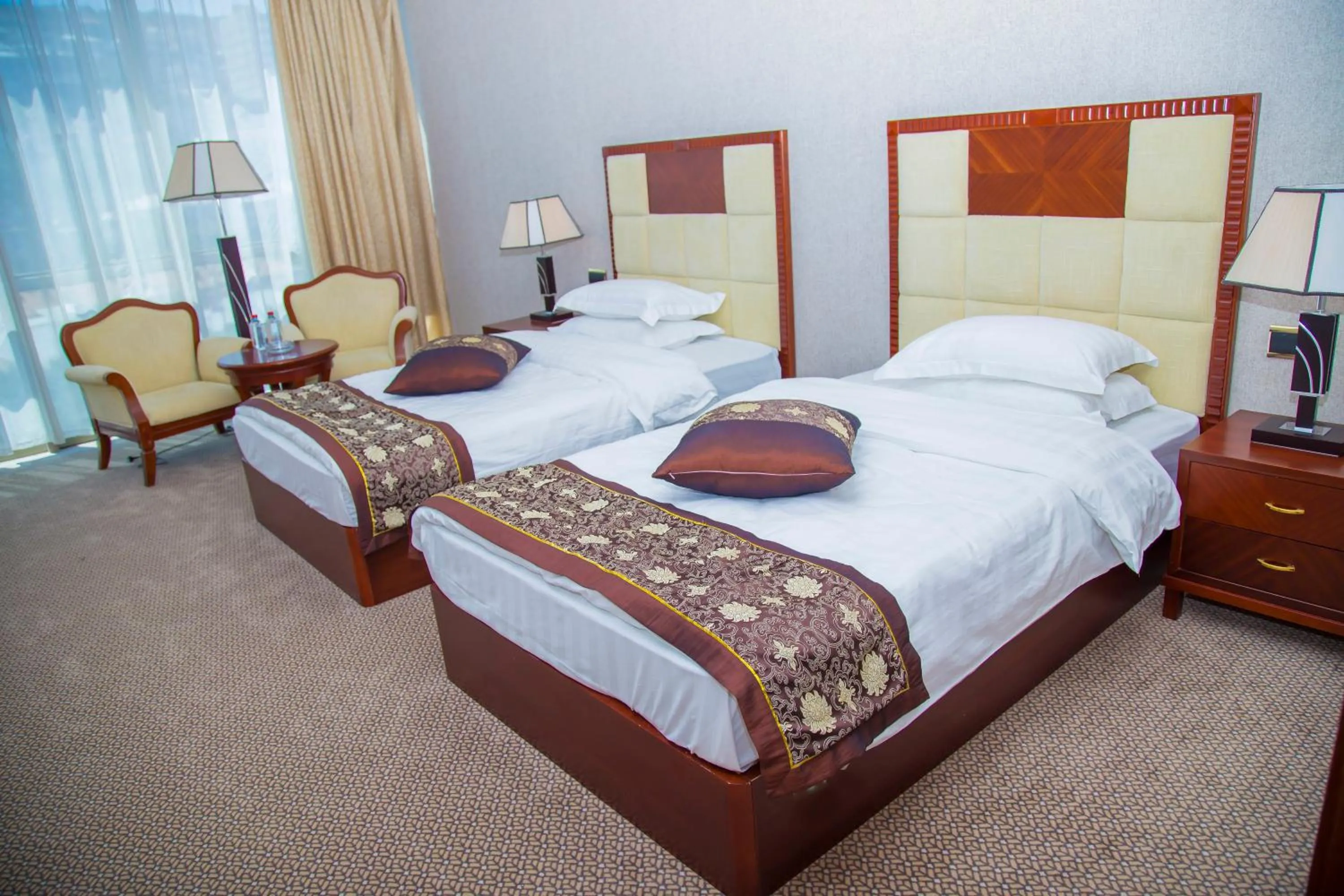 Photo of the whole room, Bed in Golden Coast Hotel