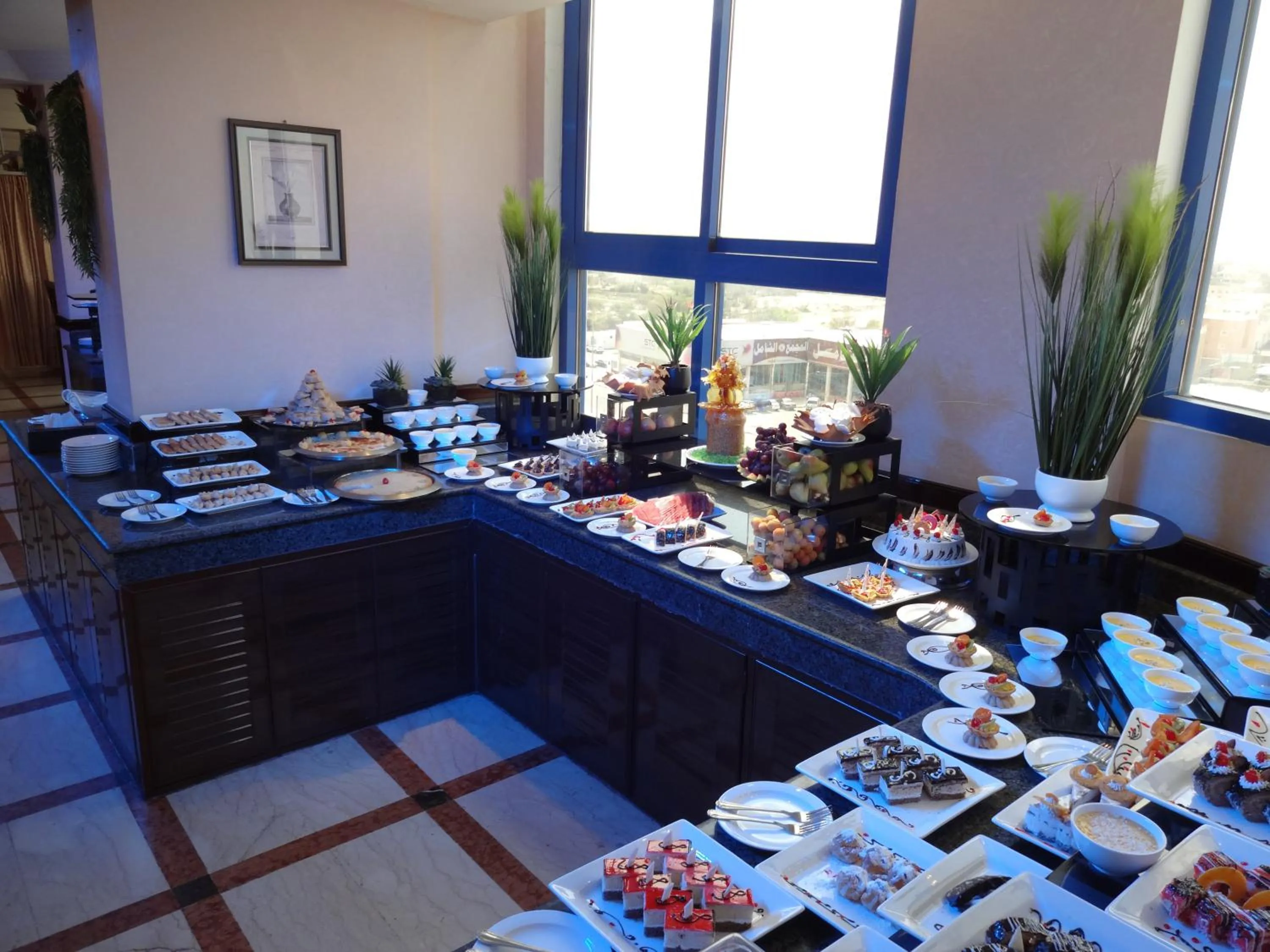 Buffet breakfast in Qasr Al Sahab