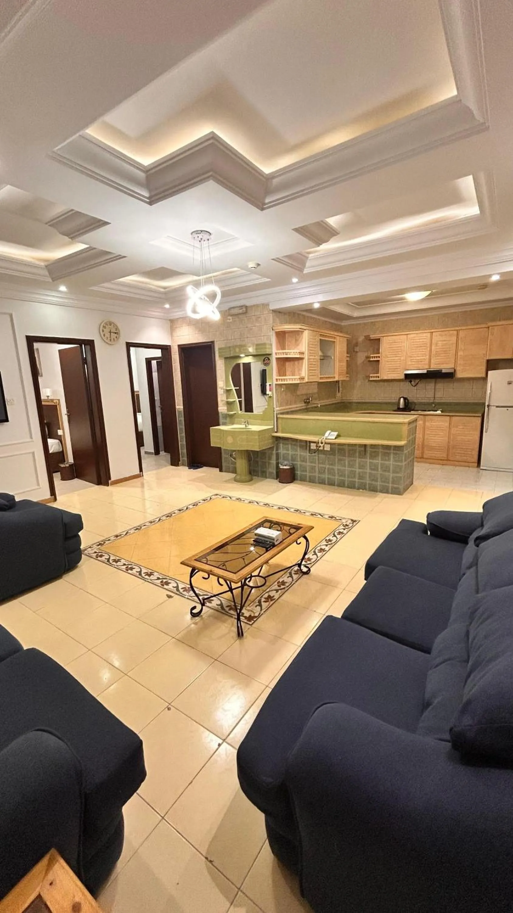 Living room in Seasons Apartments