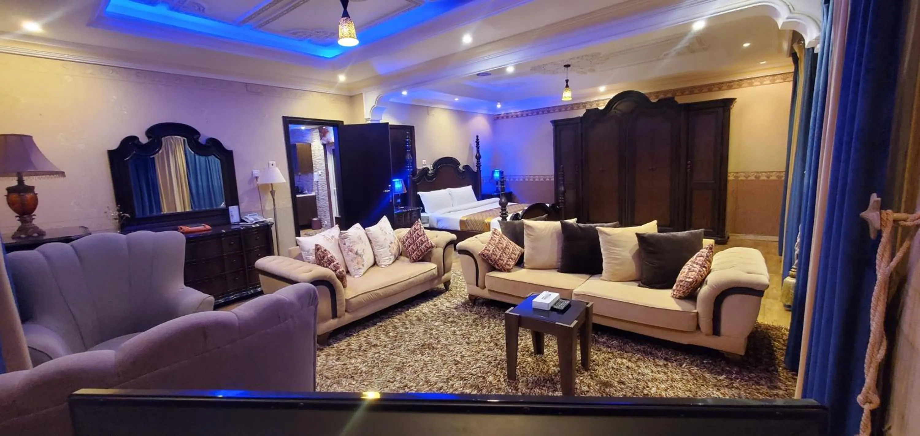 Living room in Seasons Apartments